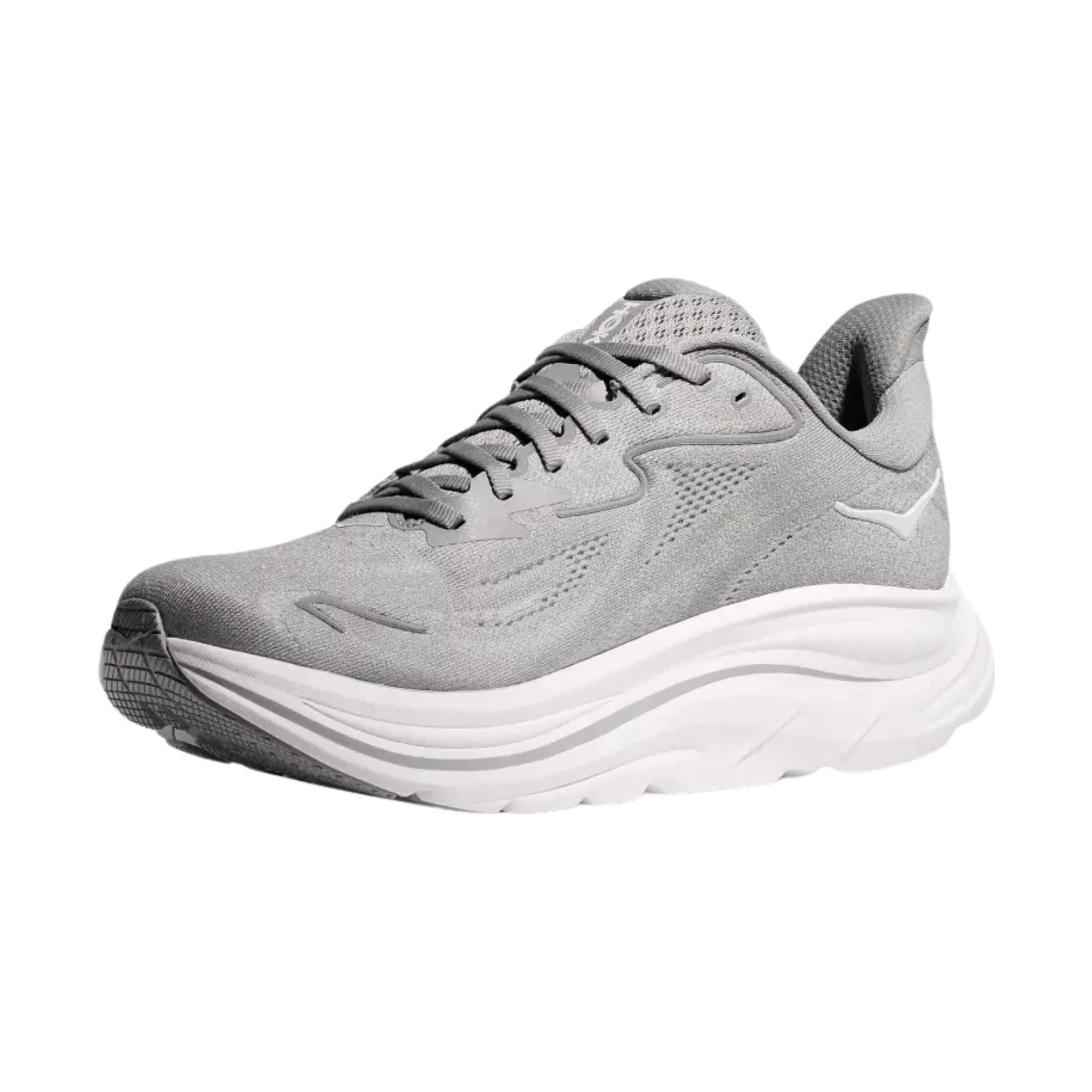 HOKA Men's Clifton 10 Running Shoes - Stellar Grey/Stardust - Image 2