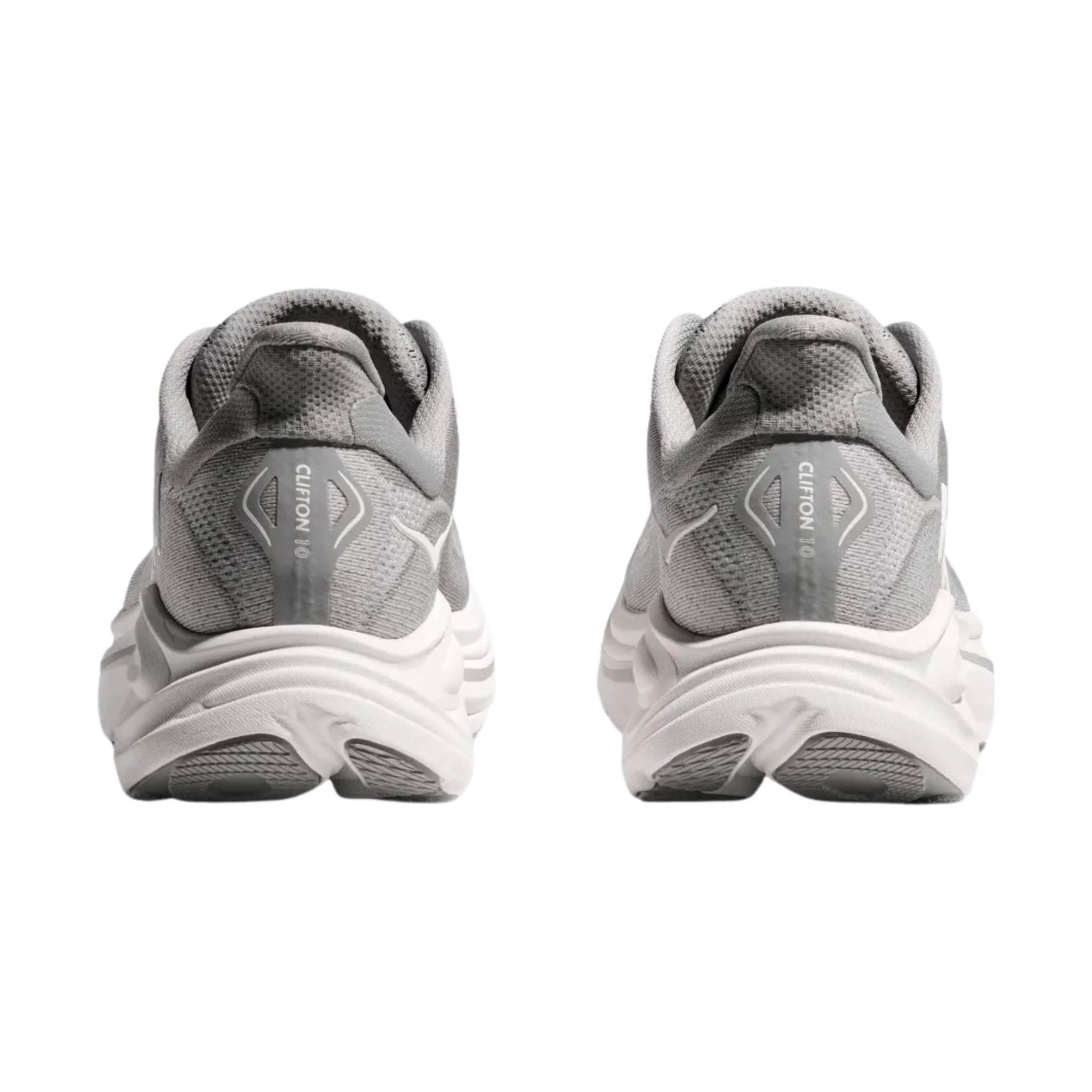 HOKA Men's Clifton 10 Running Shoes - Stellar Grey/Stardust - Image 3