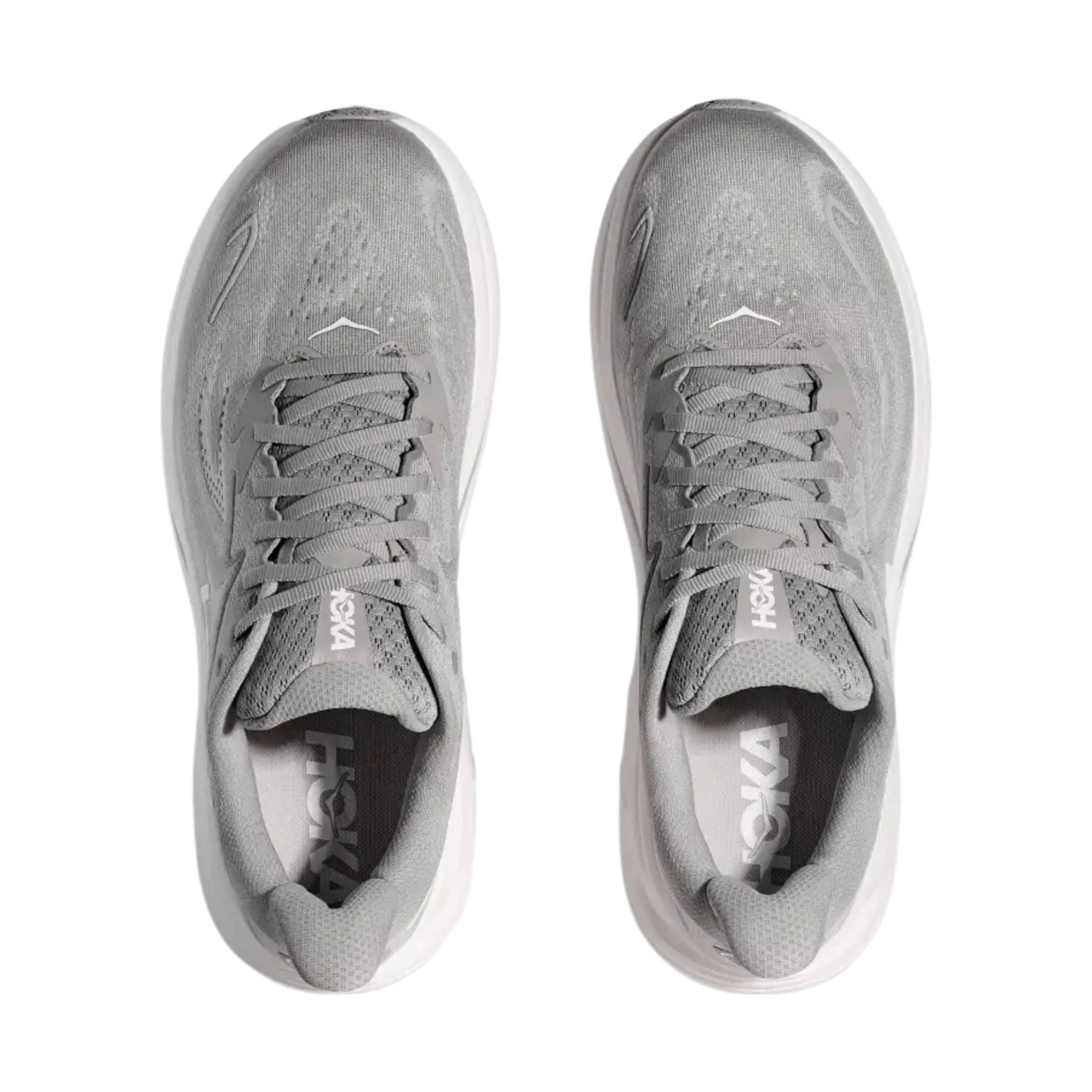 HOKA Men's Clifton 10 Running Shoes - Stellar Grey/Stardust - Image 4