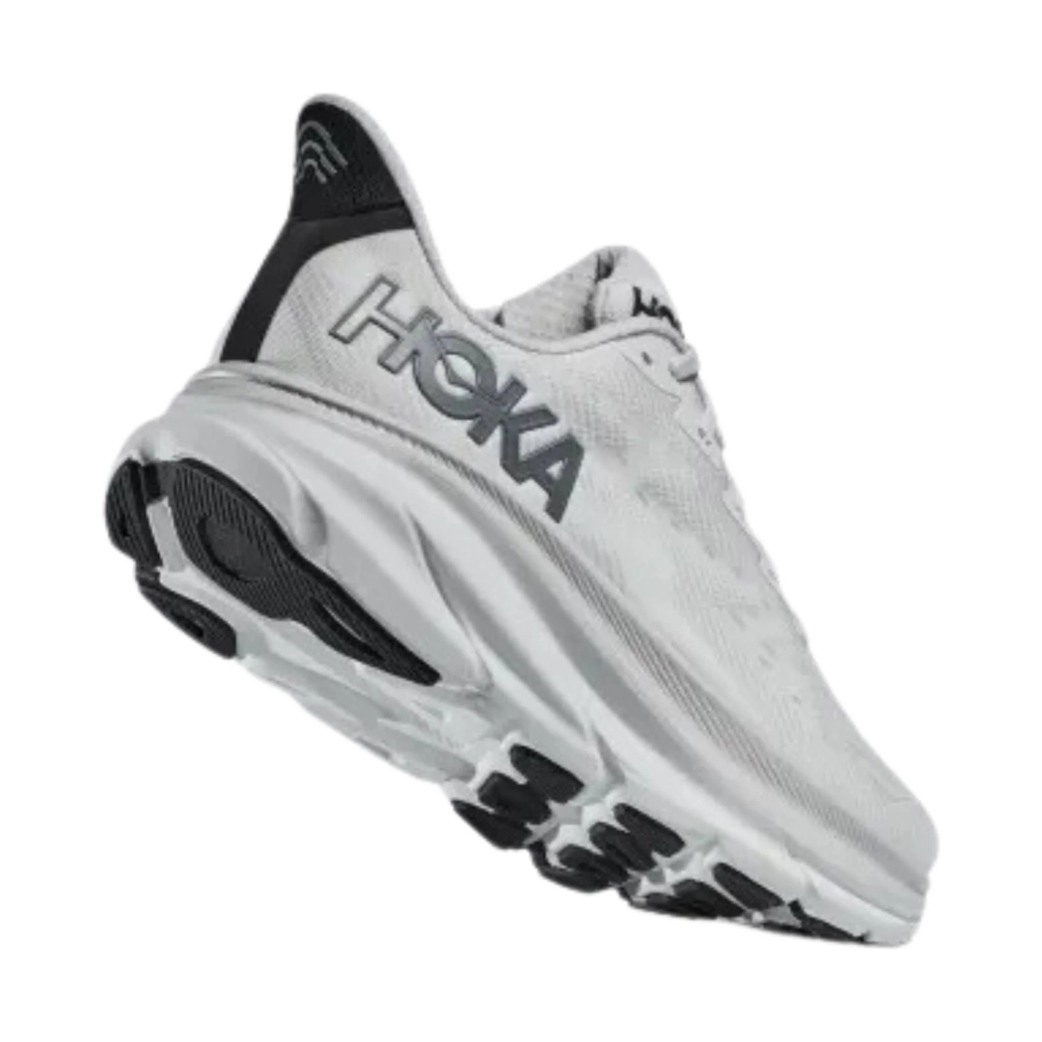 HOKA Men's Clifton 9 - Nimbus Cloud/Steel Wool - Image 4