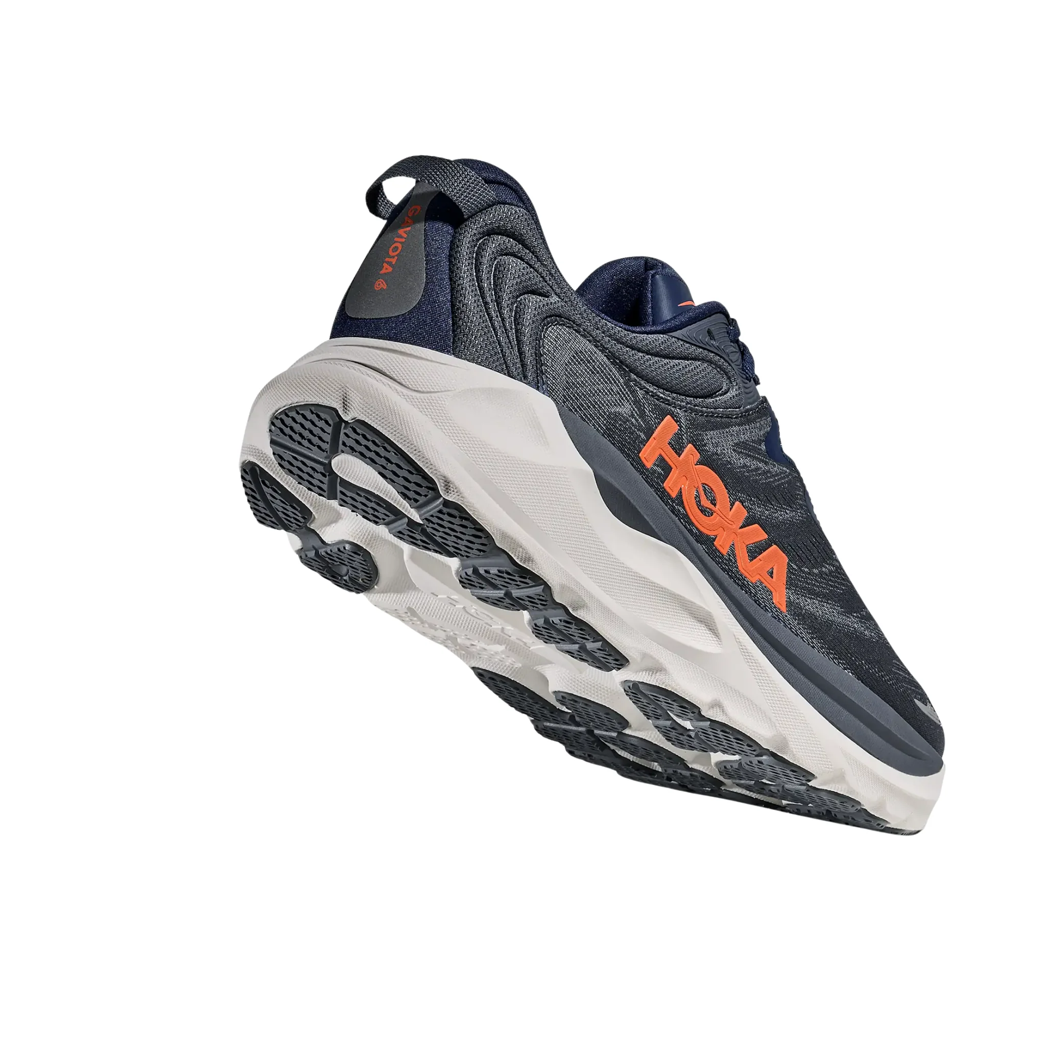HOKA Men's Gaviota 6 Running Shoes - Night Blue/Faded Navy - Image 4