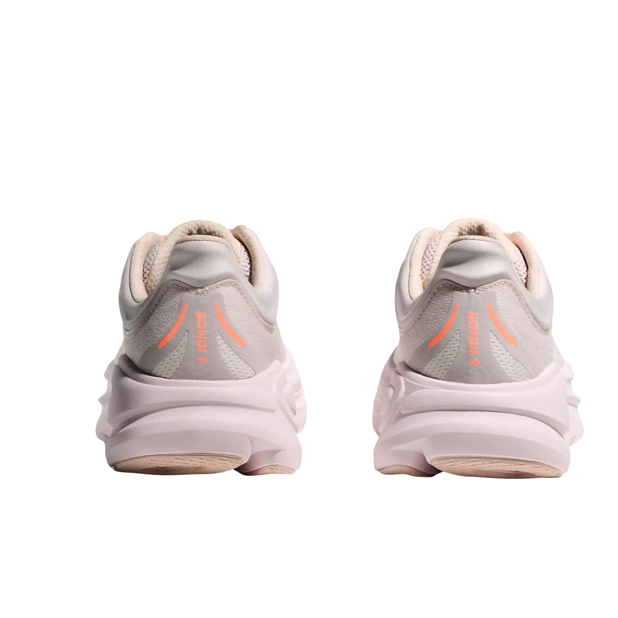 HOKA Women's Bondi 9 Running Shoes - Lilac Cream/Tangerine - Image 3