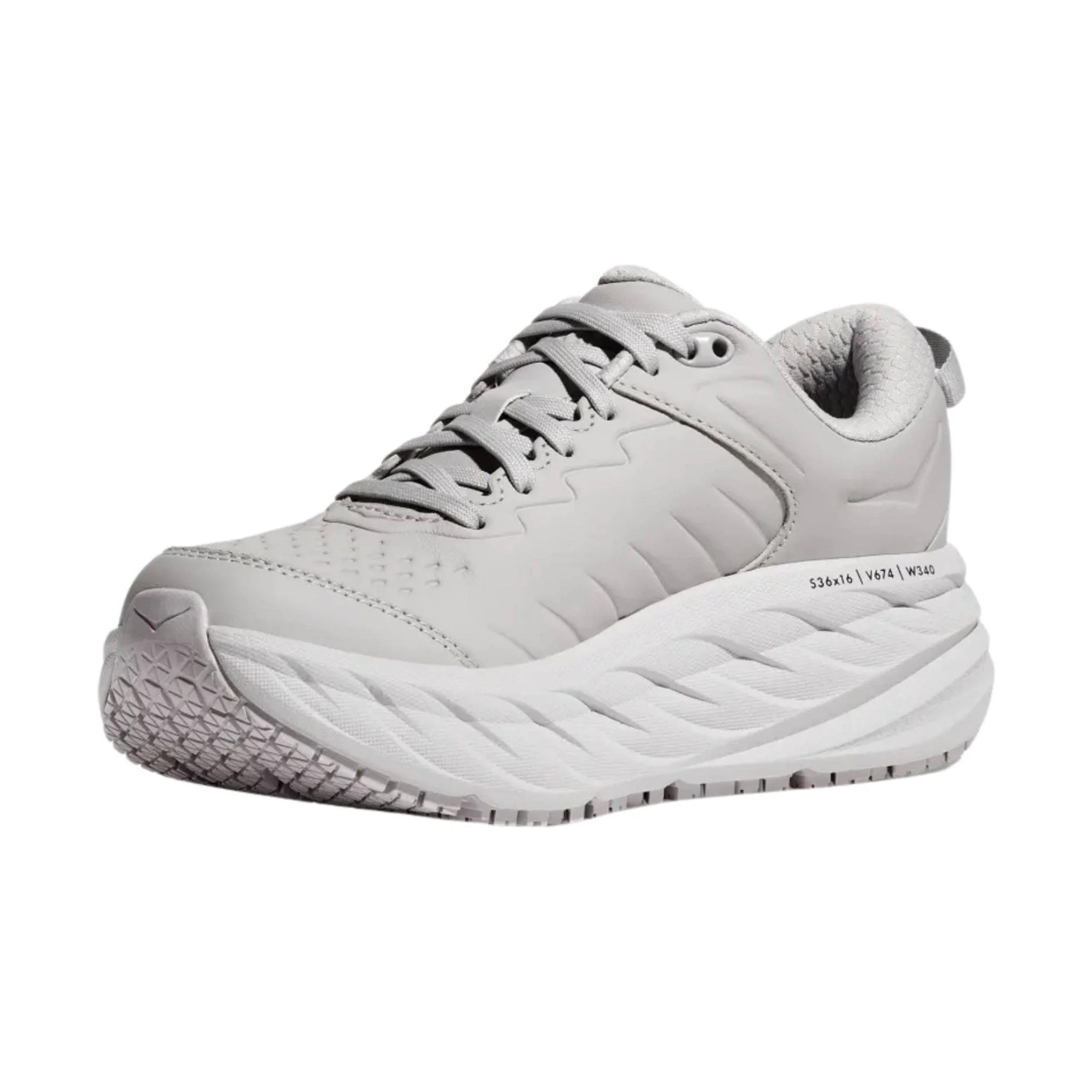HOKA Women's Bondi SR Shoes - Harbor Mist/Lunar Rock - Image 2