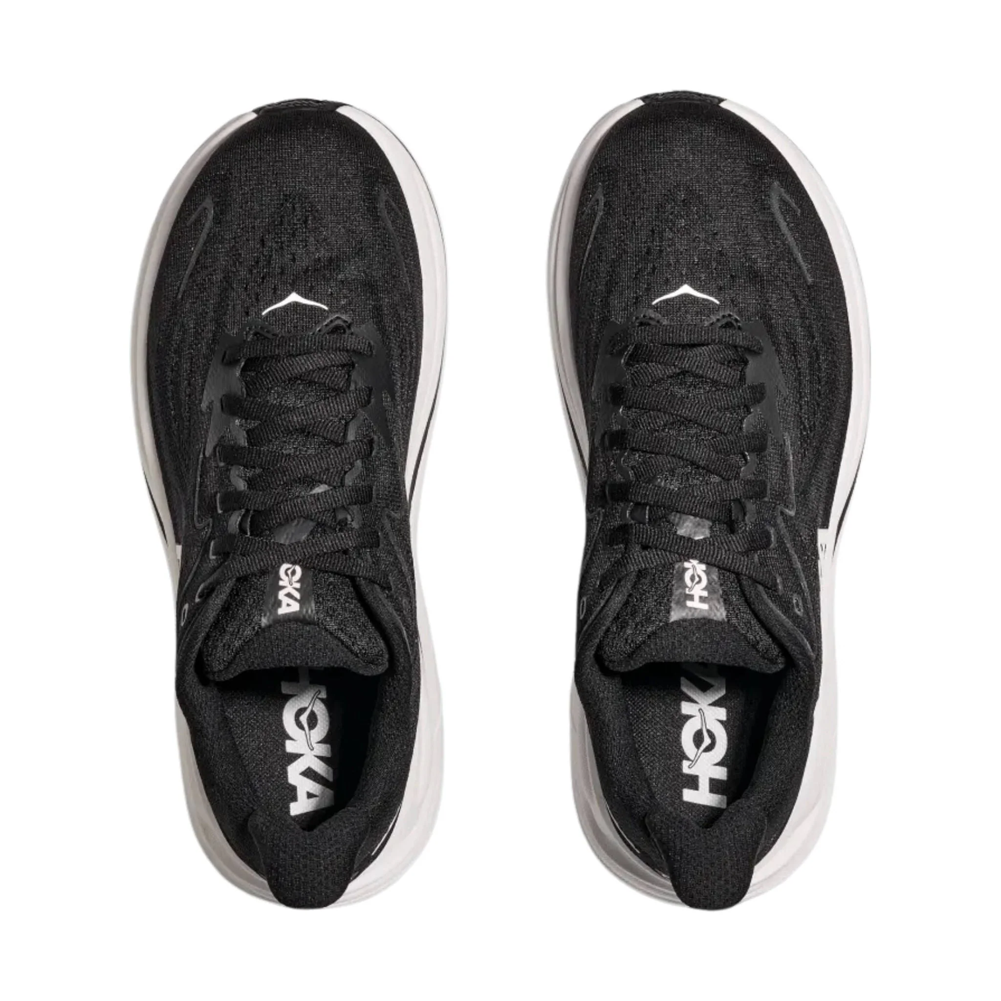 HOKA Women's Clifton 10 Running Shoes - Black/White - Image 4