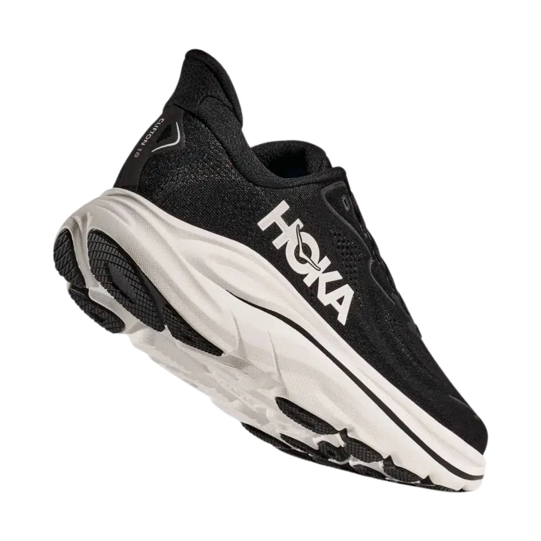 HOKA Women's Clifton 10 Running Shoes - Black/White - Image 5