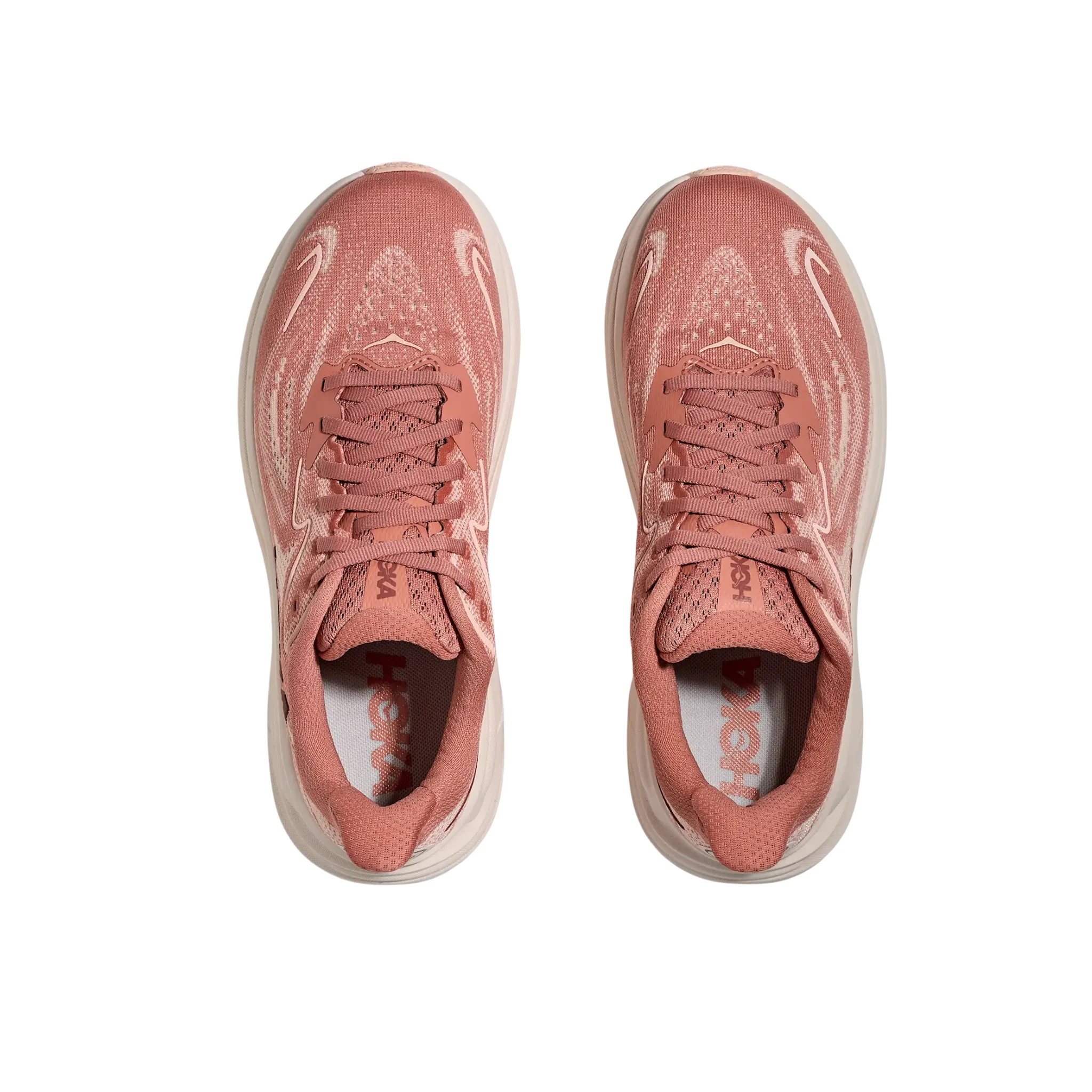 HOKA Women's Clifton 10 Running Shoes - Blush/Rose Latte - Image 4