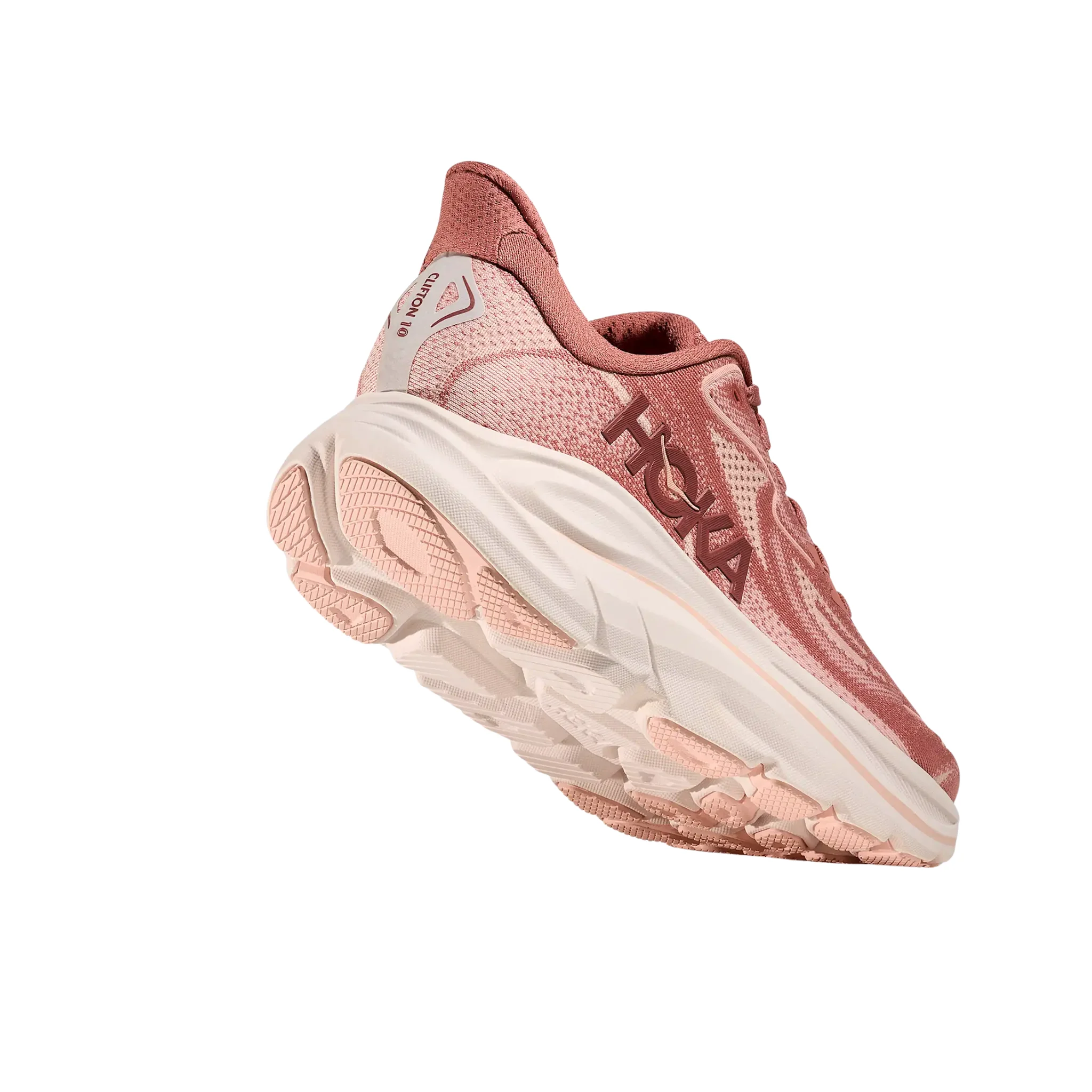 HOKA Women's Clifton 10 Running Shoes - Blush/Rose Latte - Image 5