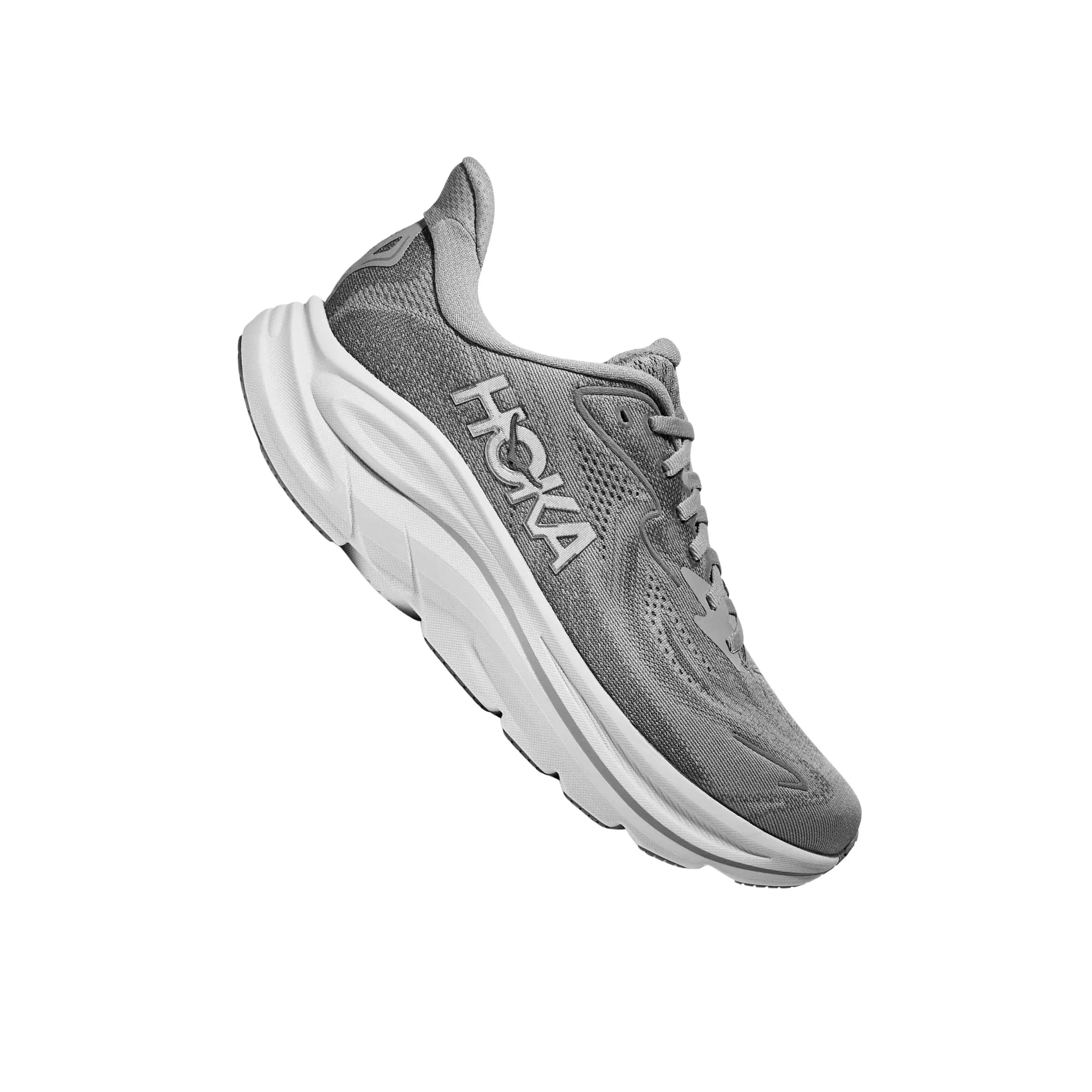 HOKA Women's Clifton 10 Running Shoes - Stellar Grey / Galactic Grey