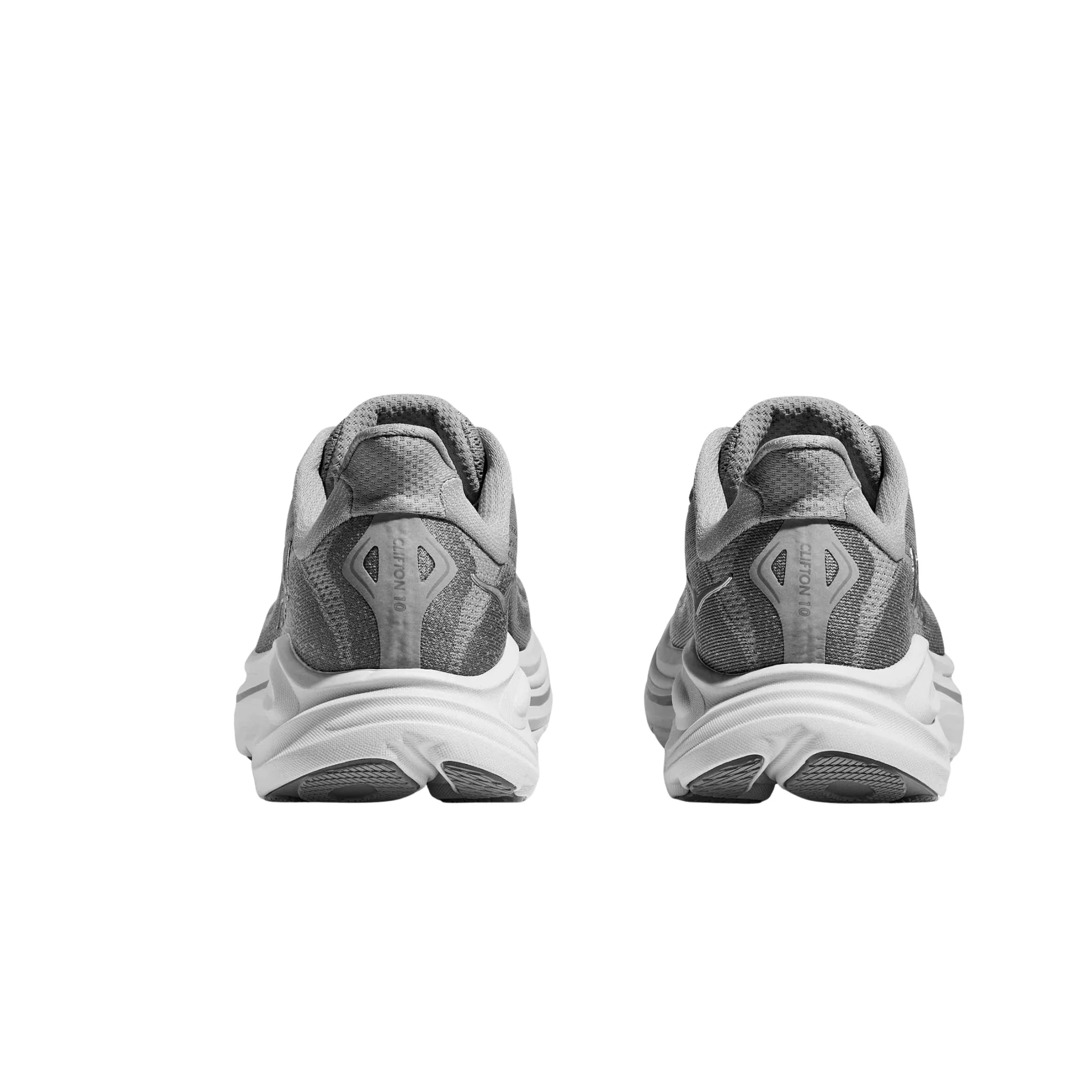 HOKA Women's Clifton 10 Running Shoes - Stellar Grey / Galactic Grey - Image 3
