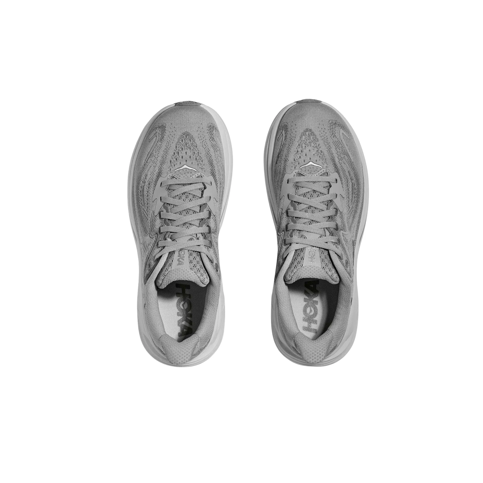 HOKA Women's Clifton 10 Running Shoes - Stellar Grey / Galactic Grey - Image 4