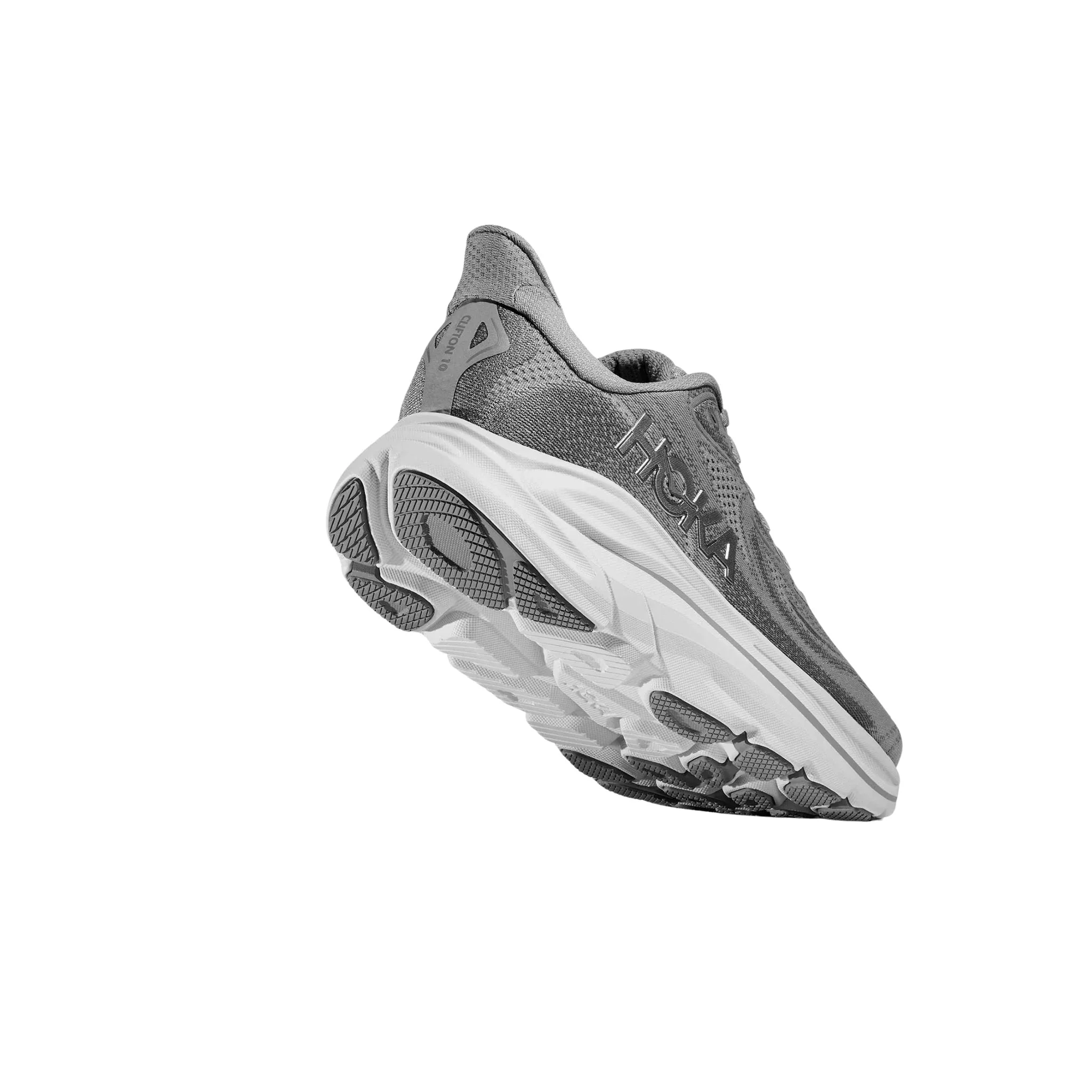 HOKA Women's Clifton 10 Running Shoes - Stellar Grey / Galactic Grey - Image 5
