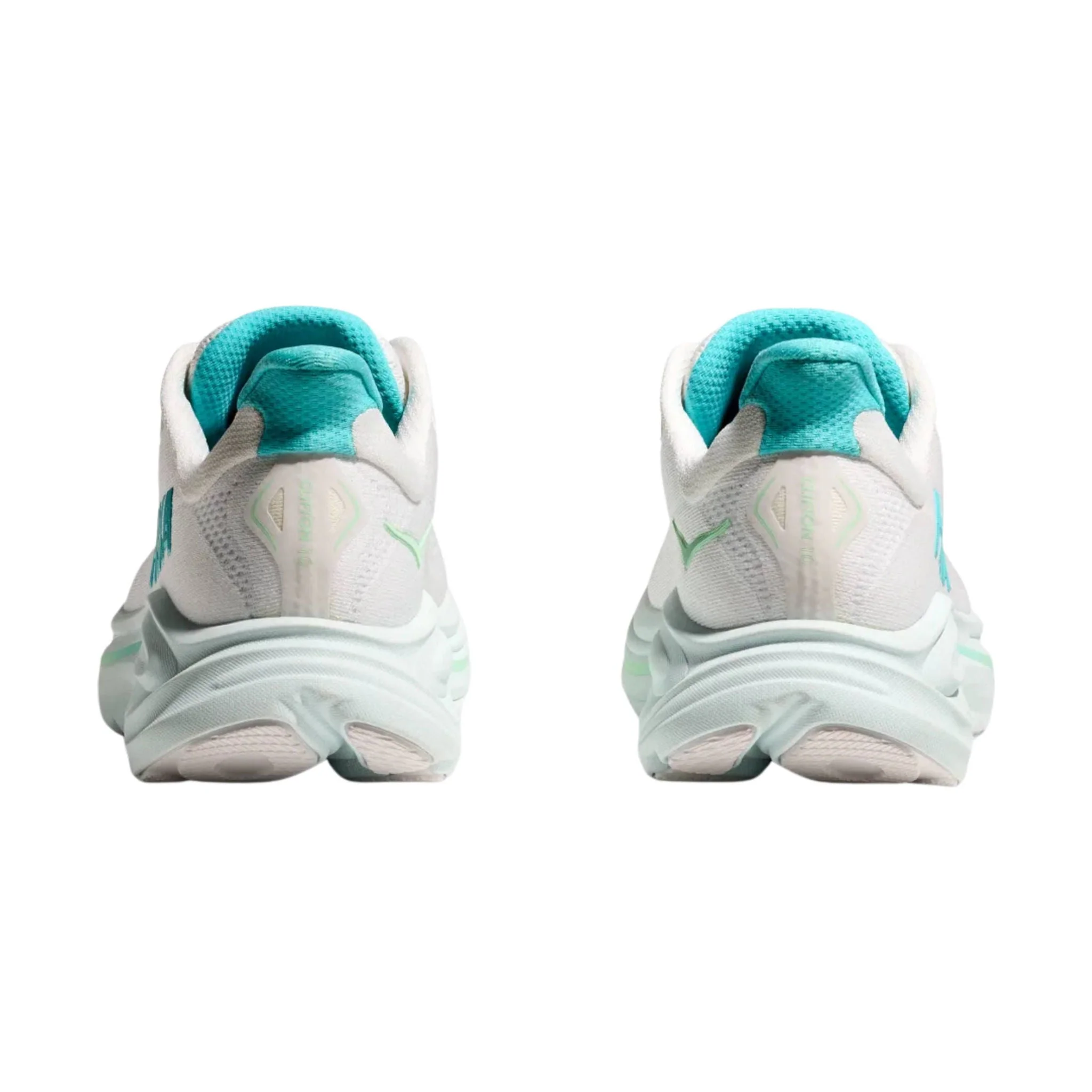 HOKA Women's Clifton 10 Running Shoes - White/ Cielo Blue - Image 3