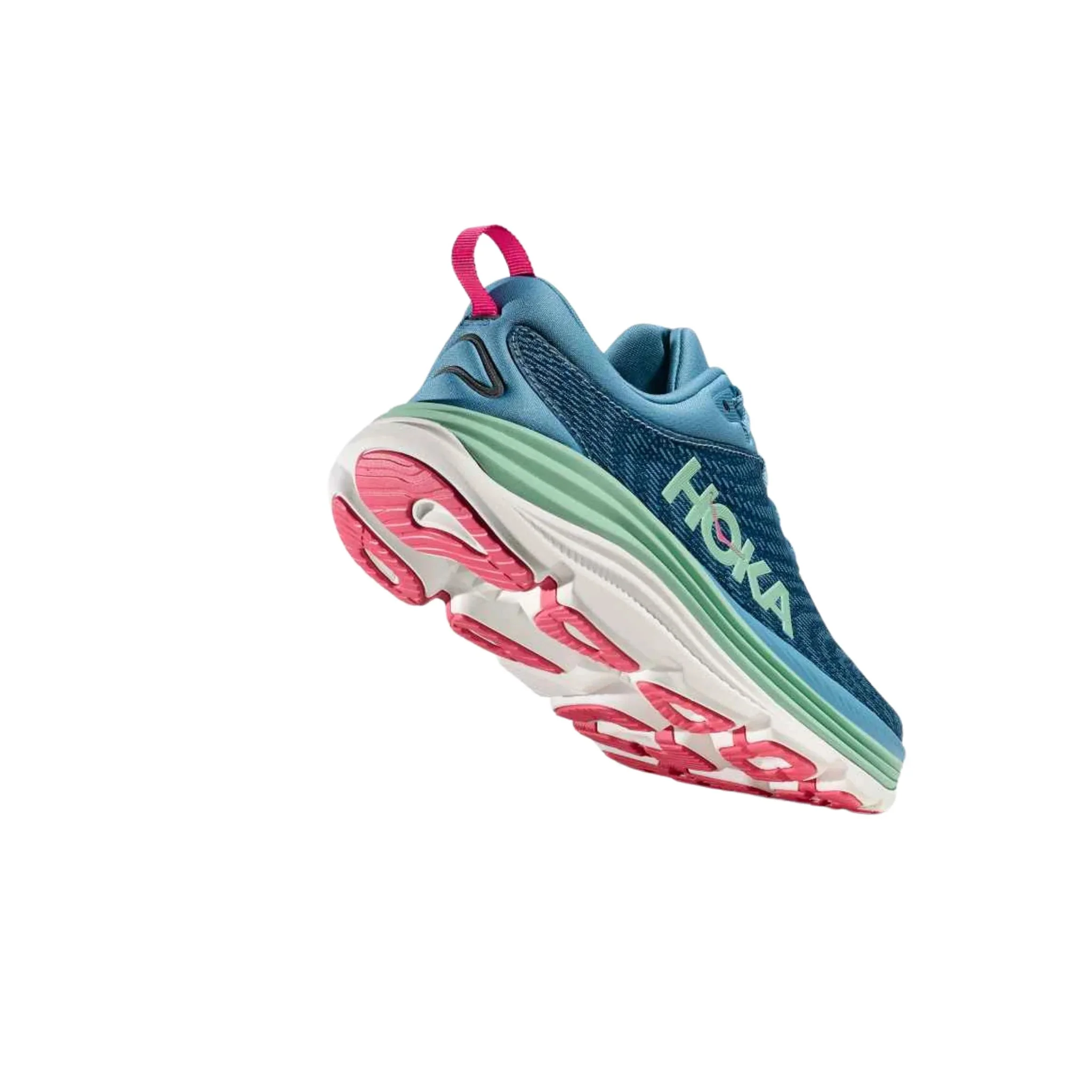 HOKA Women's Gaviota 5 Running Shoes - Alpine Blue/Jadeite - Image 5