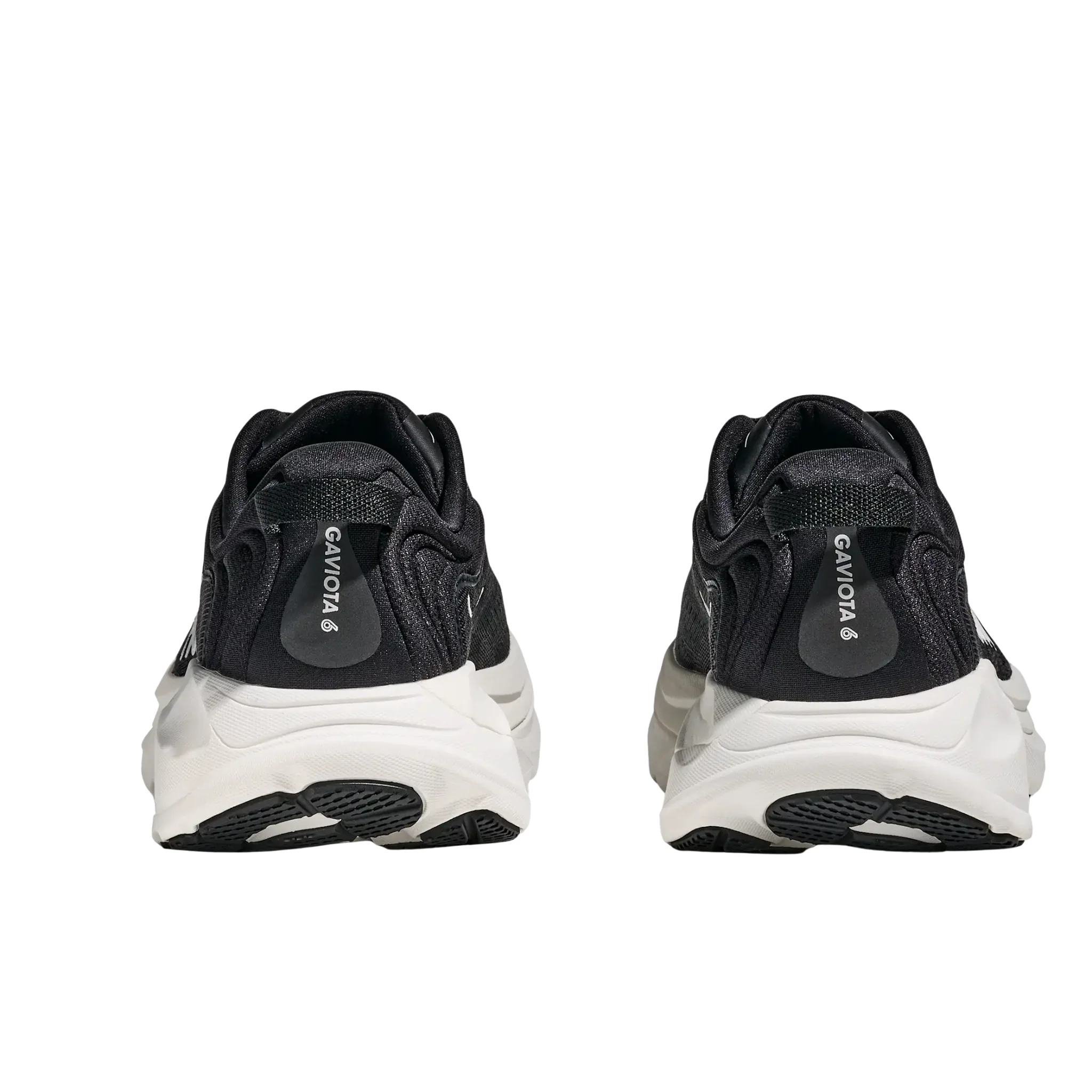 HOKA Women's Gaviota 6 Running Shoes - Black/White - Image 3