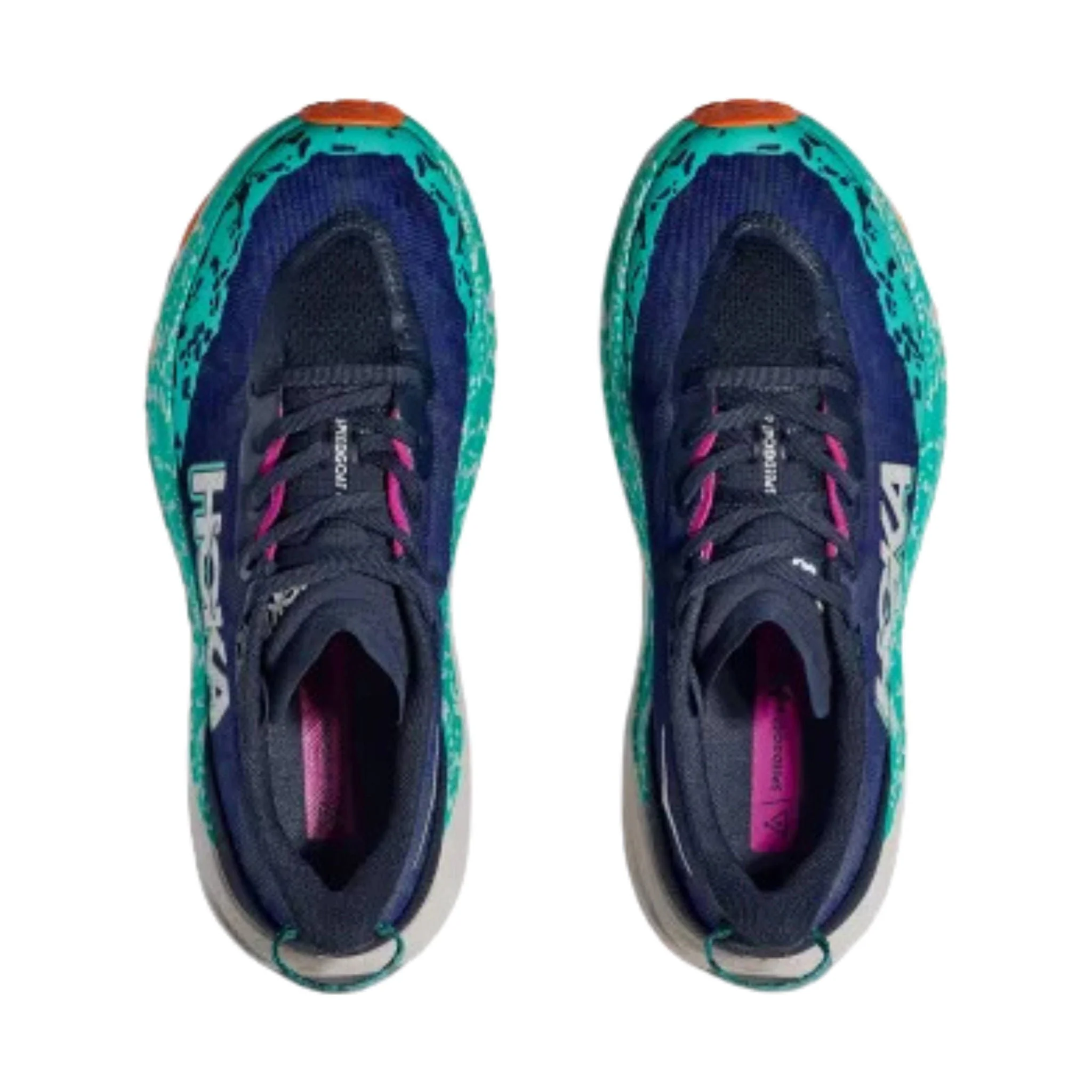 HOKA Women's Speedgoat 6 Trail Running Shoes - Midnight/Meteor - Image 3
