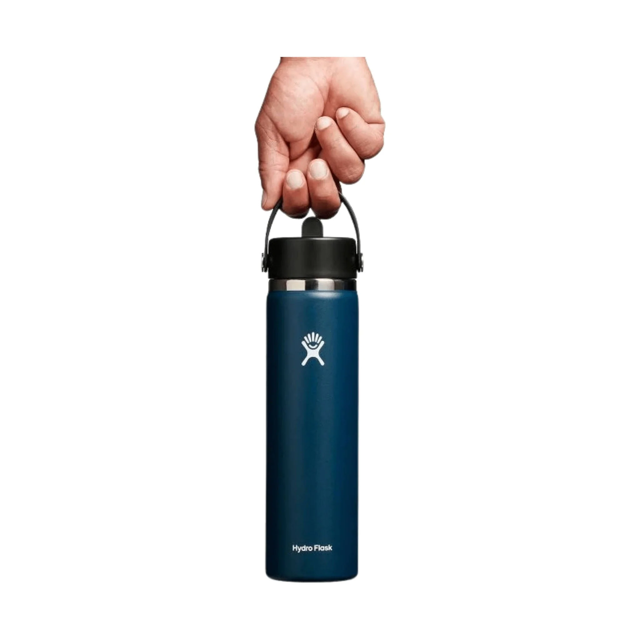 Hydro Flask 24 oz Wide Mouth With Flex Straw Cap - Indigo - Image 2