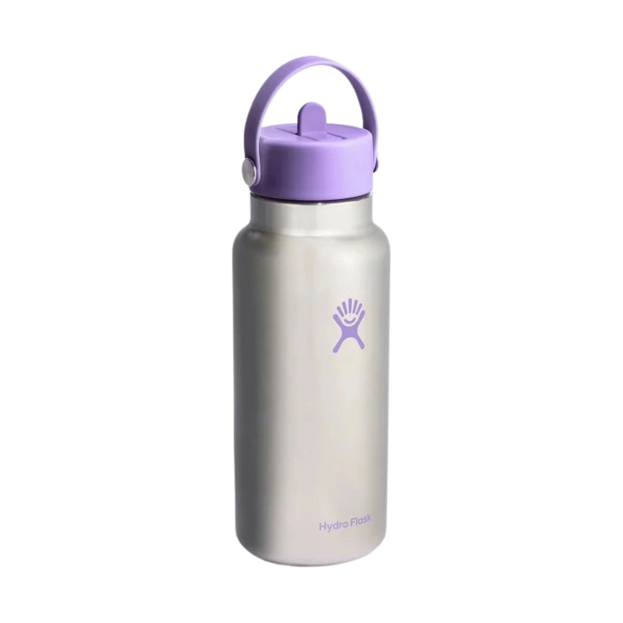 Hydro Flask 32 oz Wide Mouth With Flex Straw Cap - Stainless Violet (Limited Edition) - Image 2
