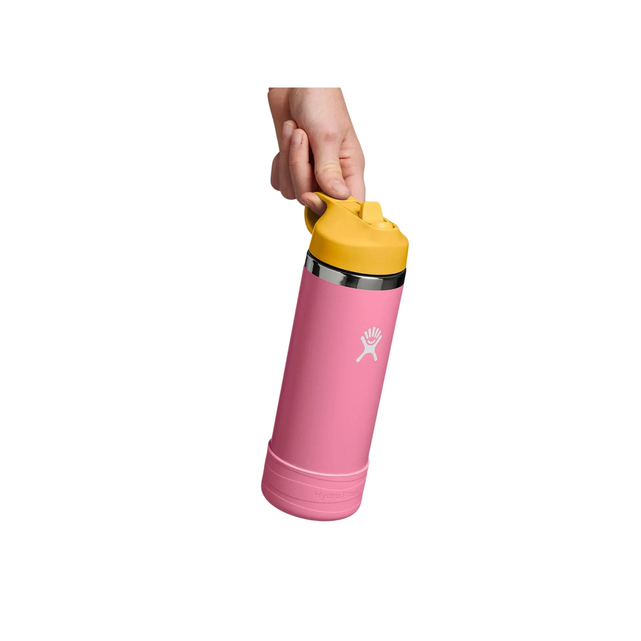 Hydro Flask Kids' 18 OZ Wide Mouth With Straw Cap - Dahlia - Image 3