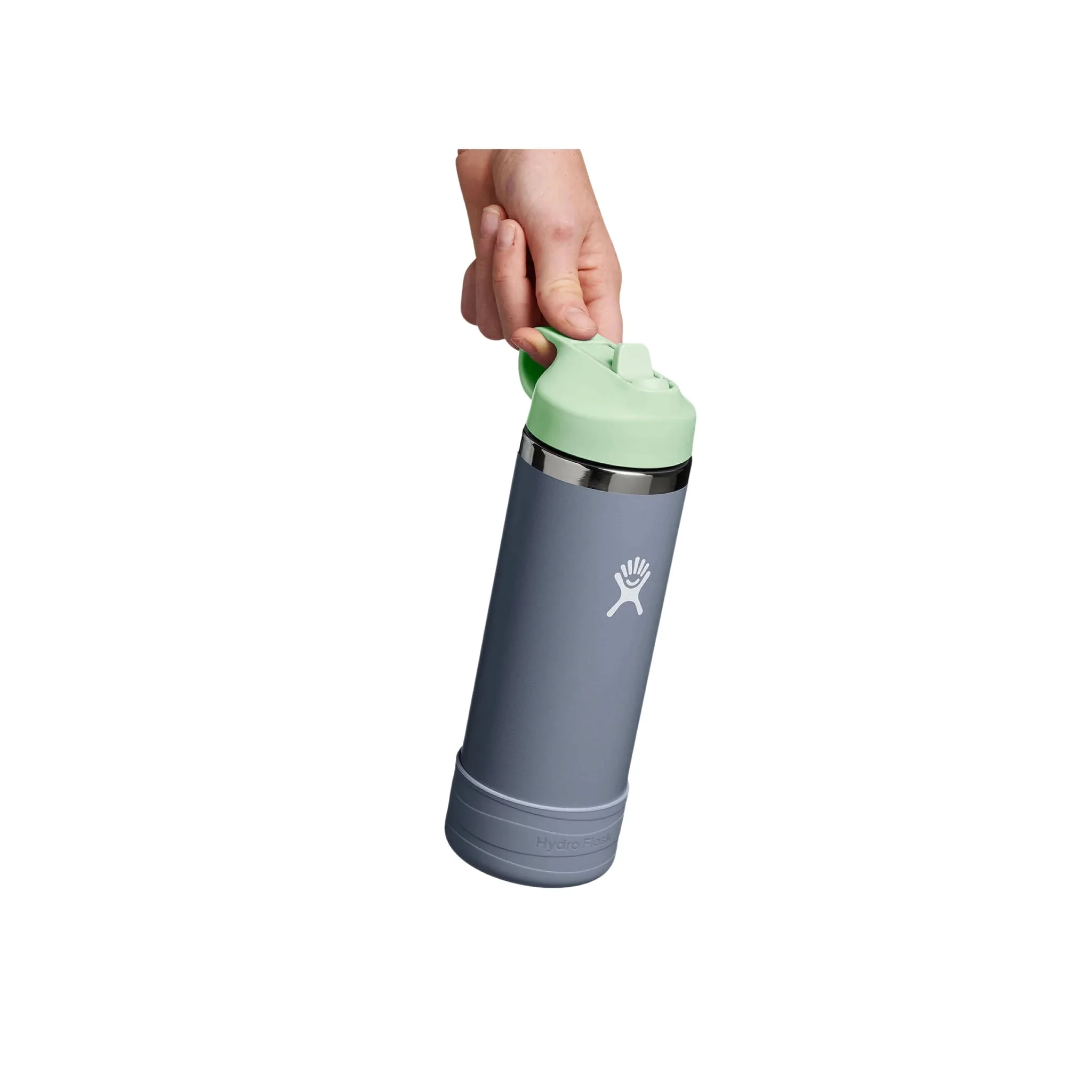 Hydro Flask Kids' 18 OZ Wide Mouth With Straw Cap - Koala - Image 3