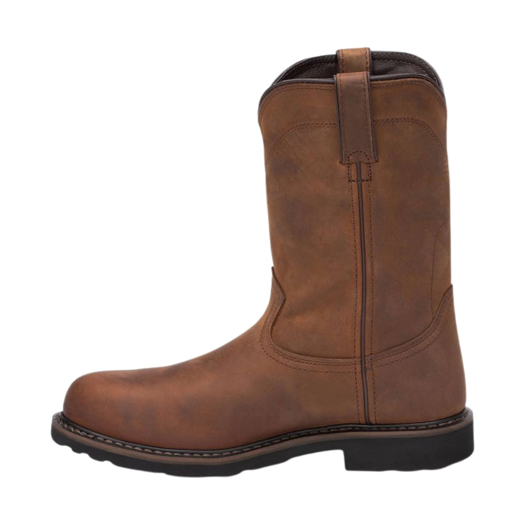 Justin Men's 11 Inch Drywall Wyoming Waterproof Steel Toe Work Boots - Brown - Image 2