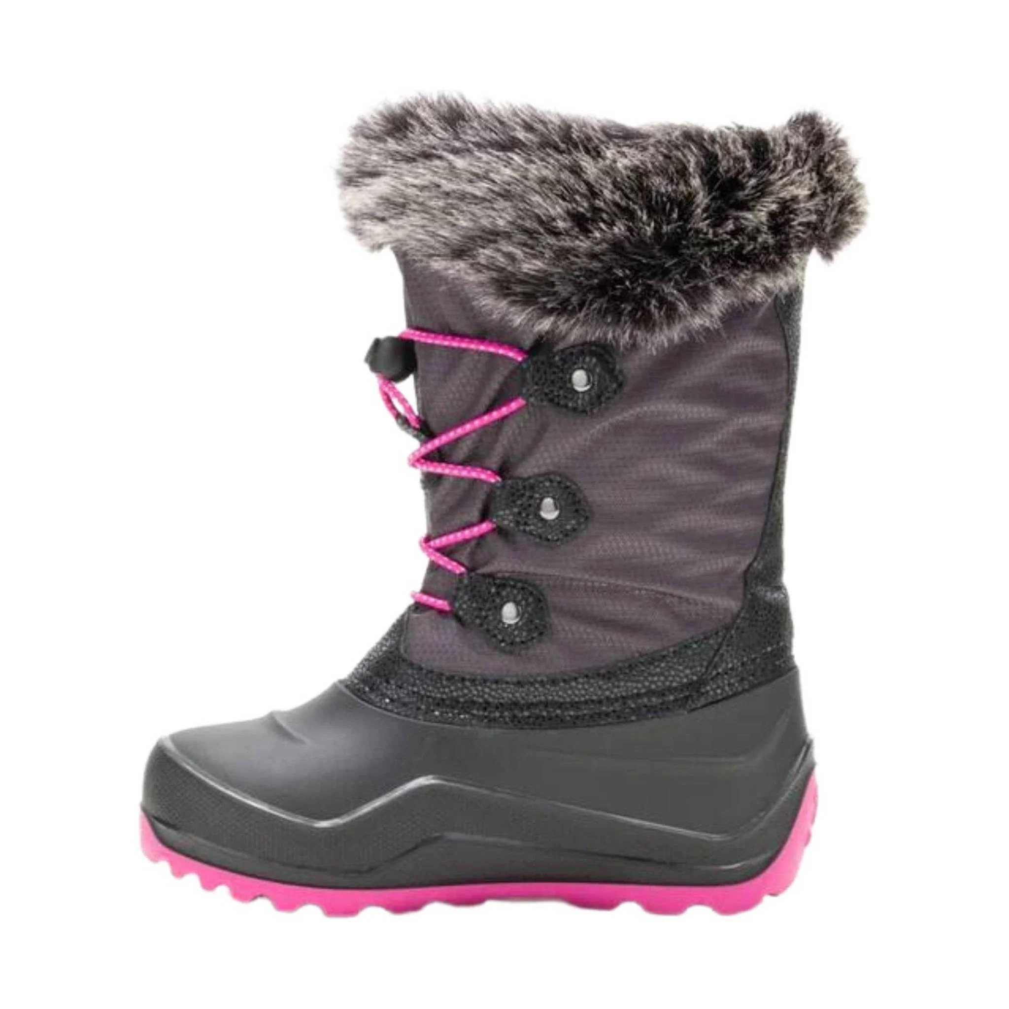 Kamik Big Kids' Powdery 3 Winter Boots - Charcoal - Image 2