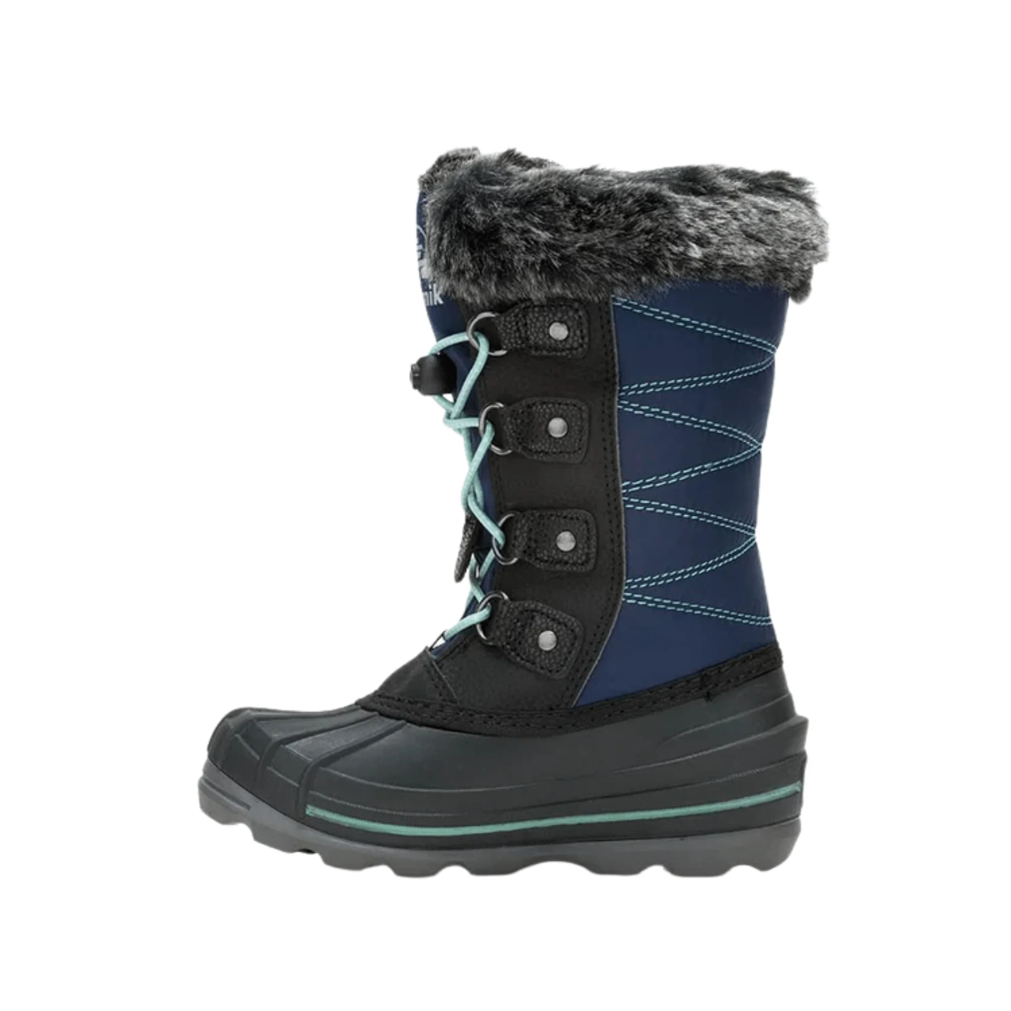 Kamik Kids' Frosty Lake Winter Boots - Navy - Image 2