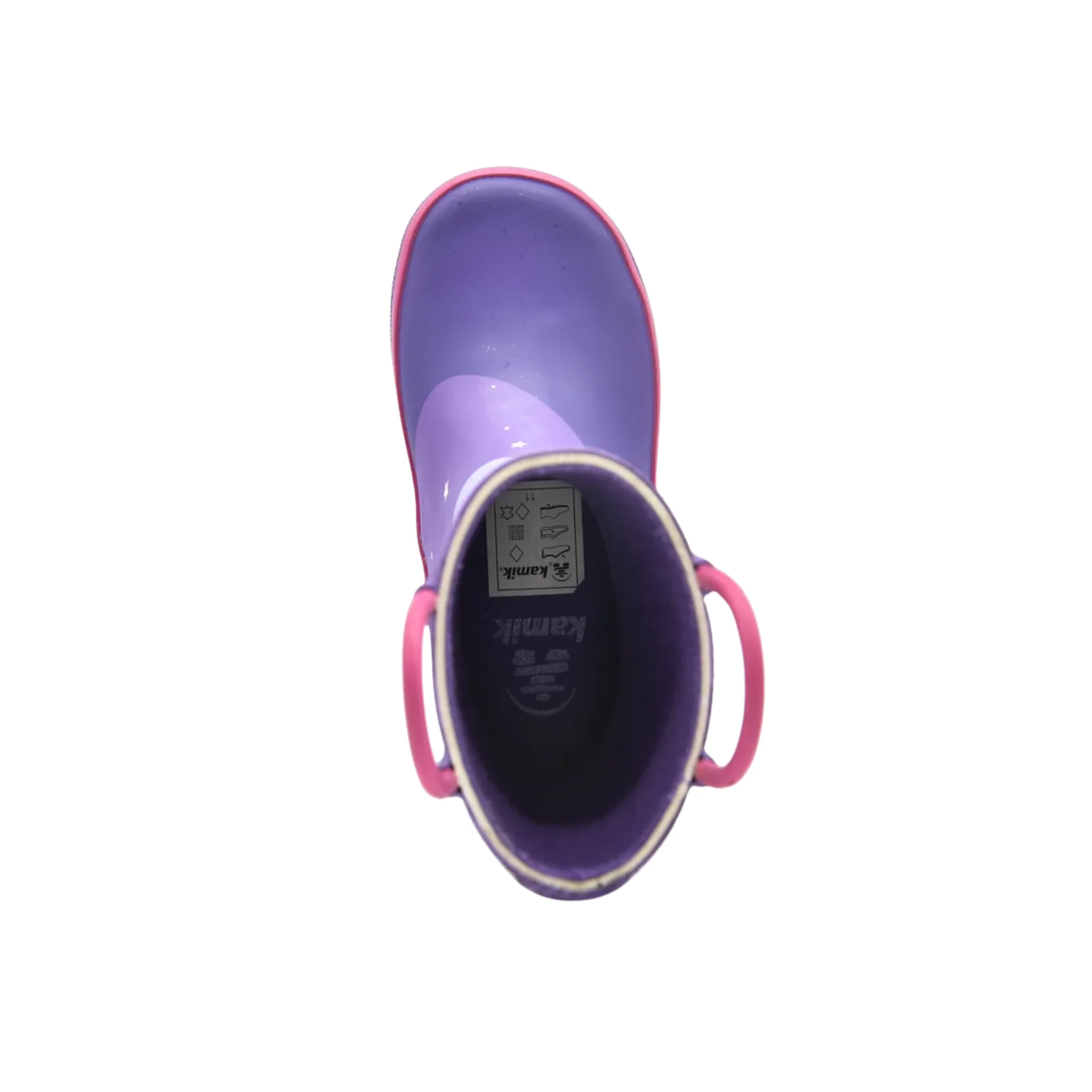 Kamik Little Kids' Unicorn Rain Boots - Purple - Image 3