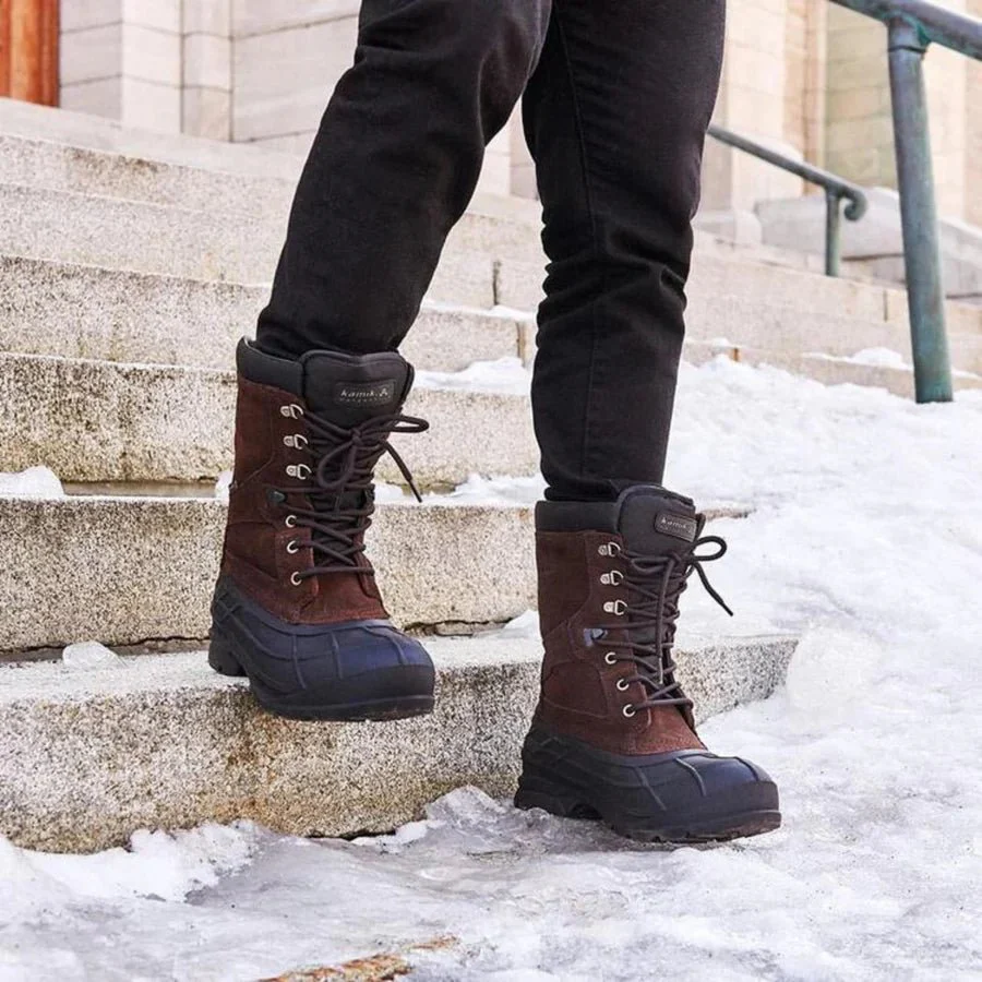 Kamik Men's Nation Plus Winter Boots - Dark Brown - Image 5