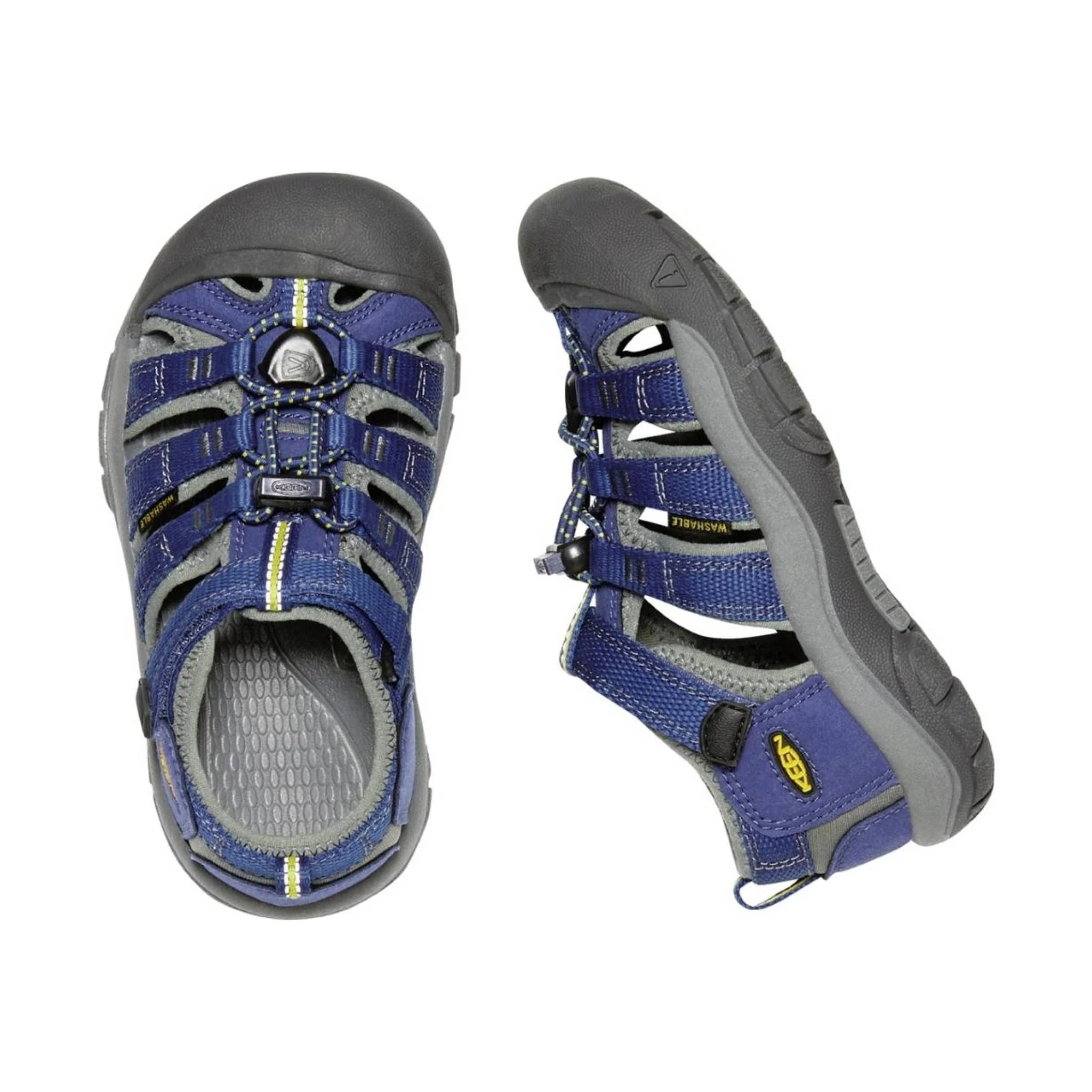 KEEN Little Kids' Newport H2 - Blue Depths/Gargoyle - Image 2