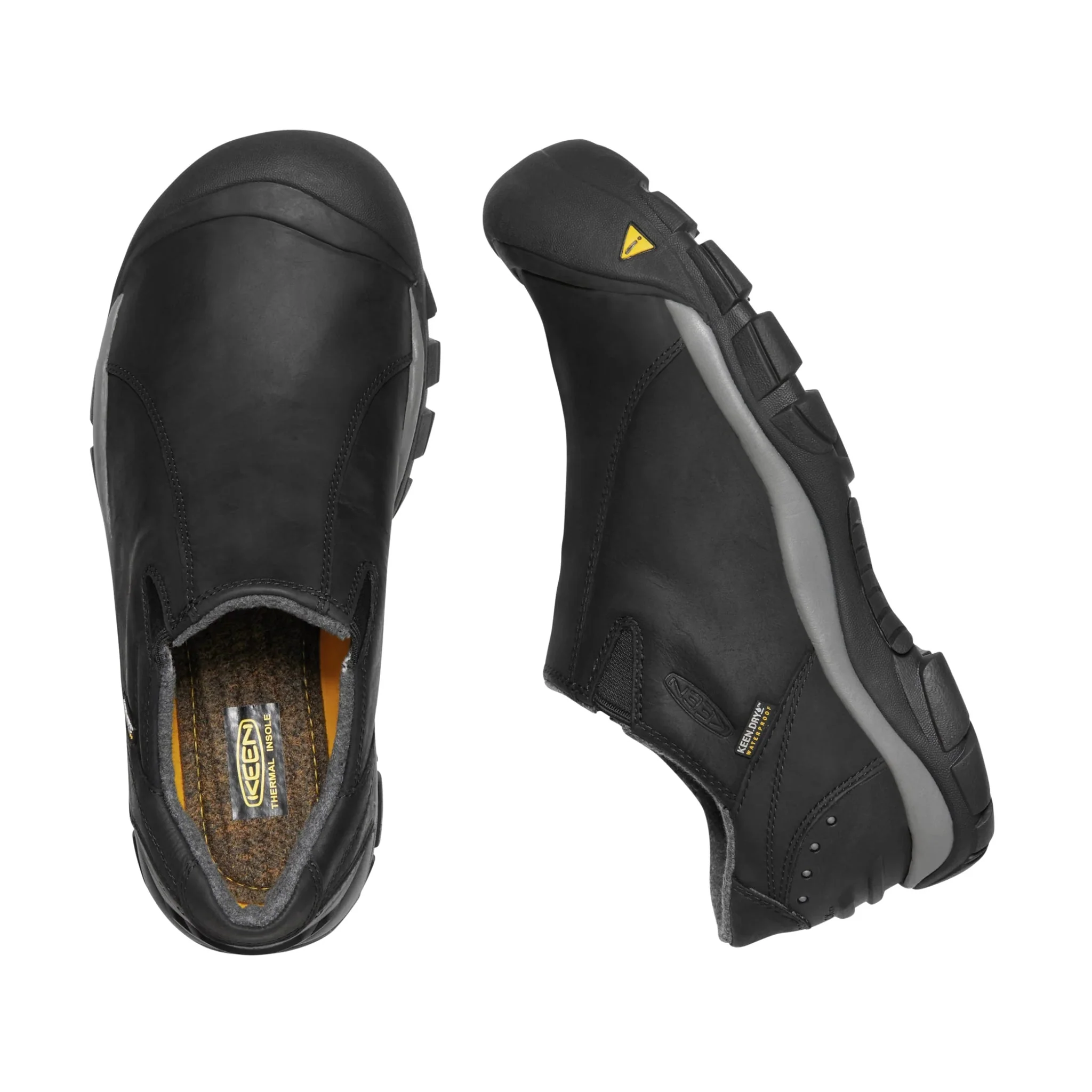 KEEN Men's Brixen Waterproof Low Shoes - Black /Gargoyle - Image 2