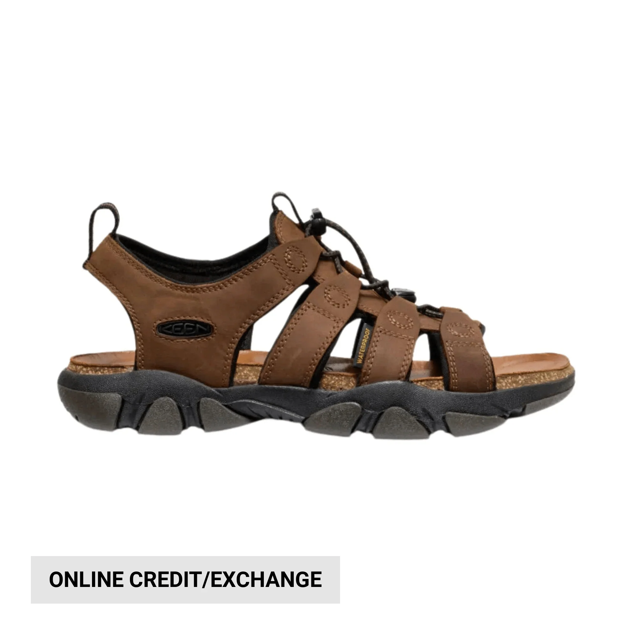KEEN Men's Daytona II Sandal - Bison/Black