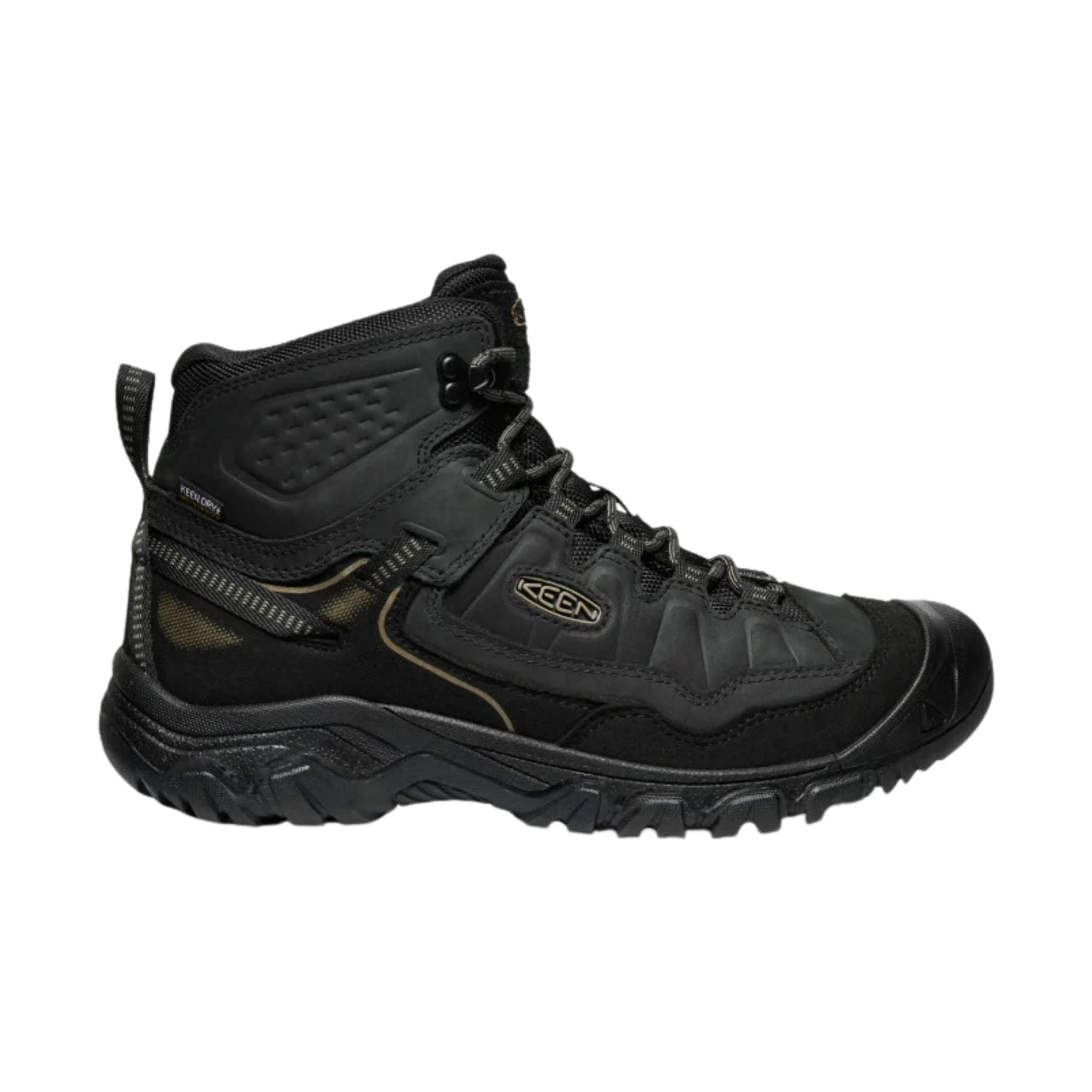 KEEN Men's Targhee IV Waterproof Hiking Boots - Triple Black
