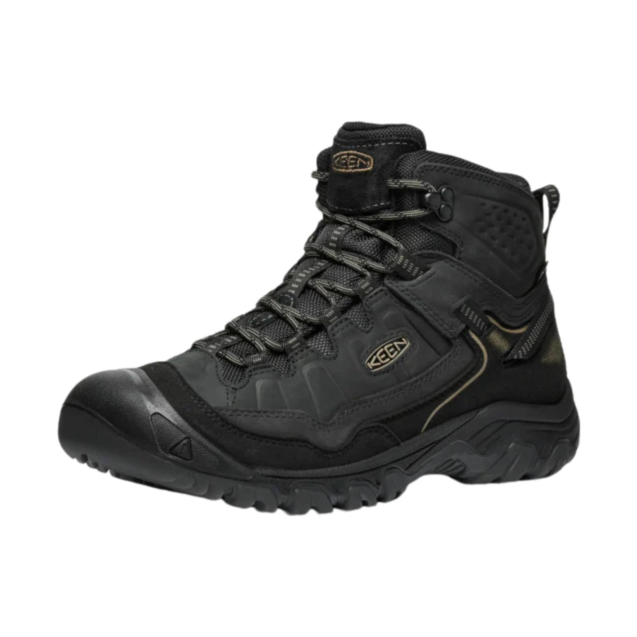 KEEN Men's Targhee IV Waterproof Hiking Boots - Triple Black - Image 2