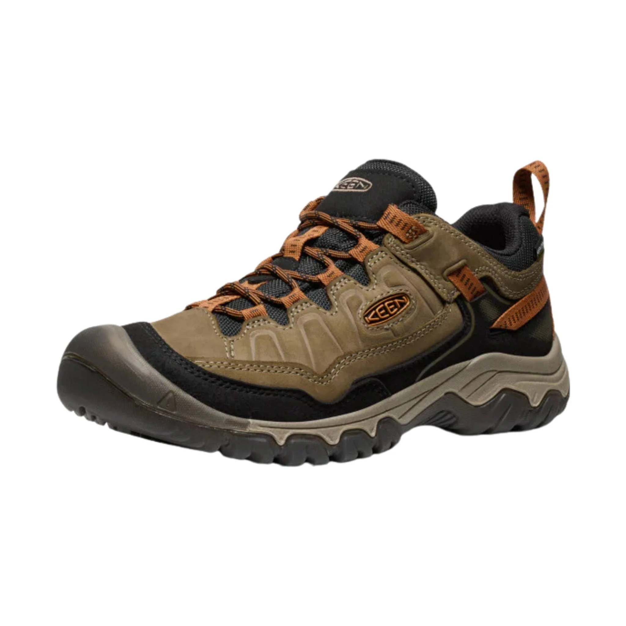 KEEN Men's Targhee IV Waterproof Hiking Shoes - Sea Turtle/Roasted Pecan - Image 2