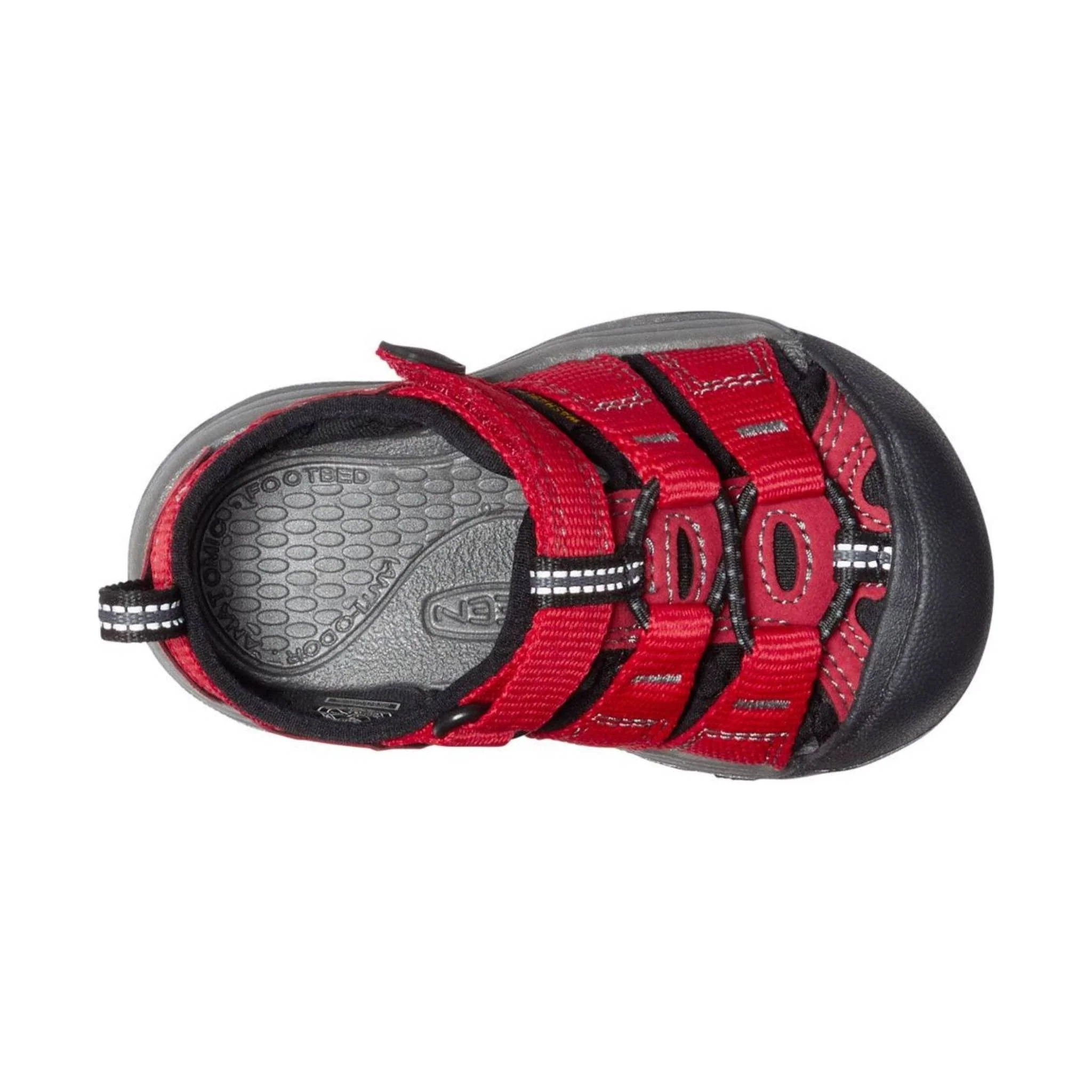 KEEN Toddler's Newport H2 - Ribbon Red/Gargoyle - Image 2