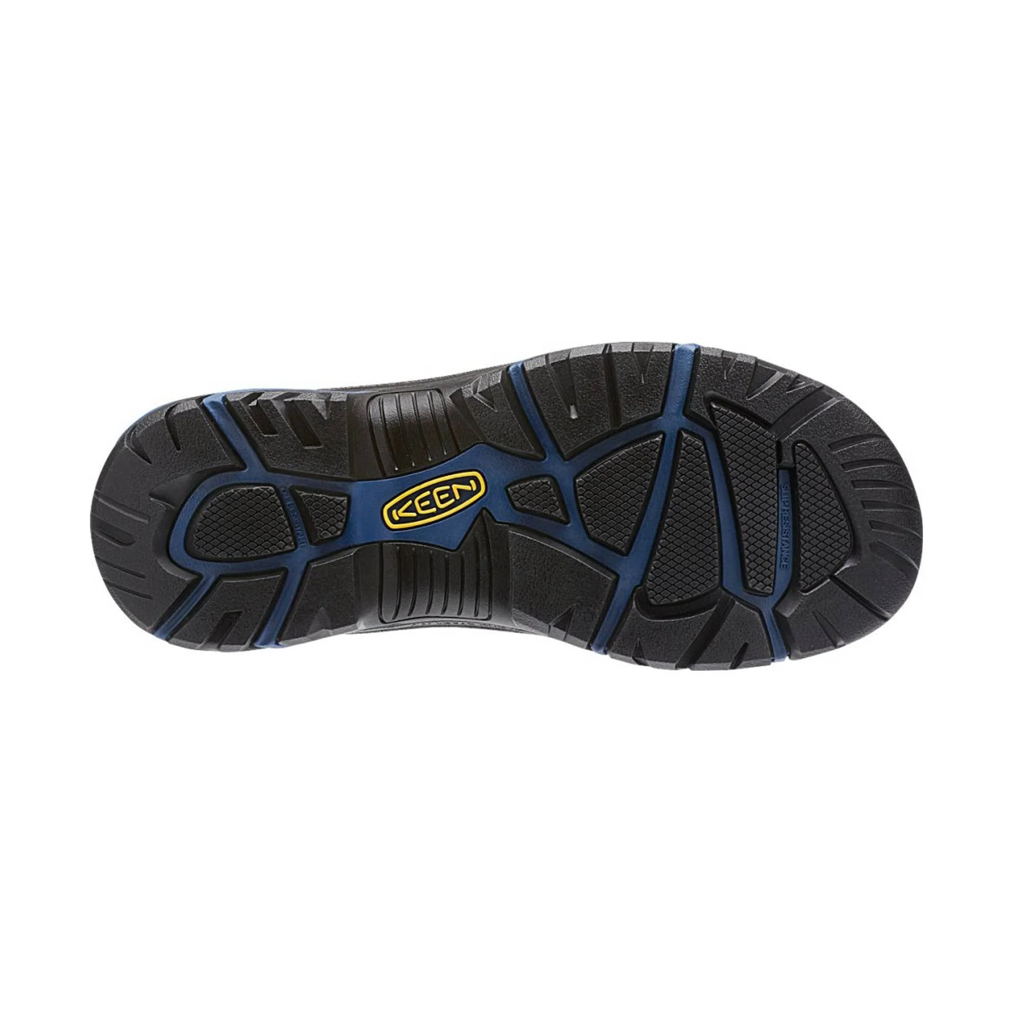 KEEN Utility Men's Braddock Mid Waterproof Soft Toe Boot - Raven/Estate Blue - Image 5