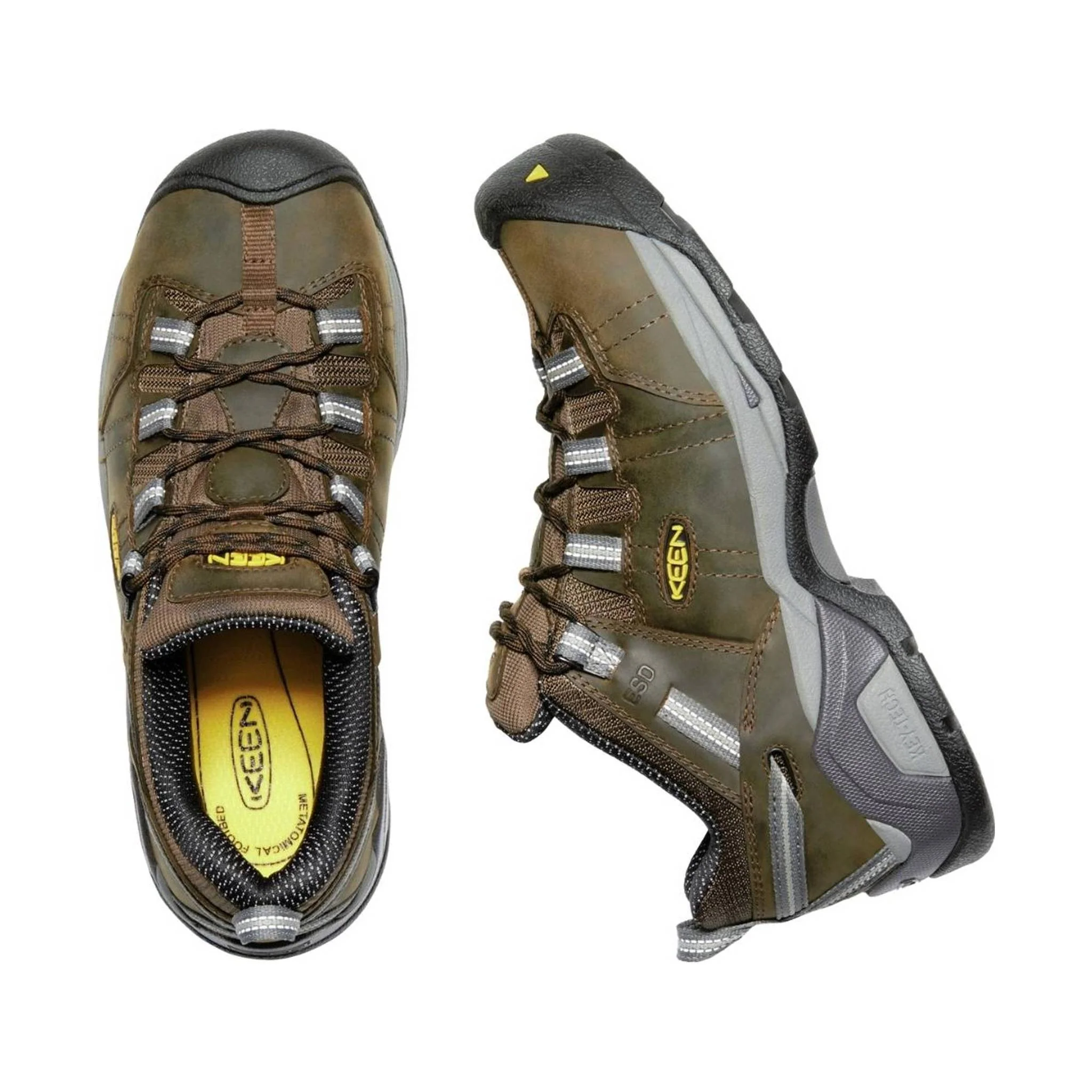 KEEN Utility Men's Detroit XT ESD Steel Toe Work Shoe - Cascade Brown/Gargoyle - Image 3