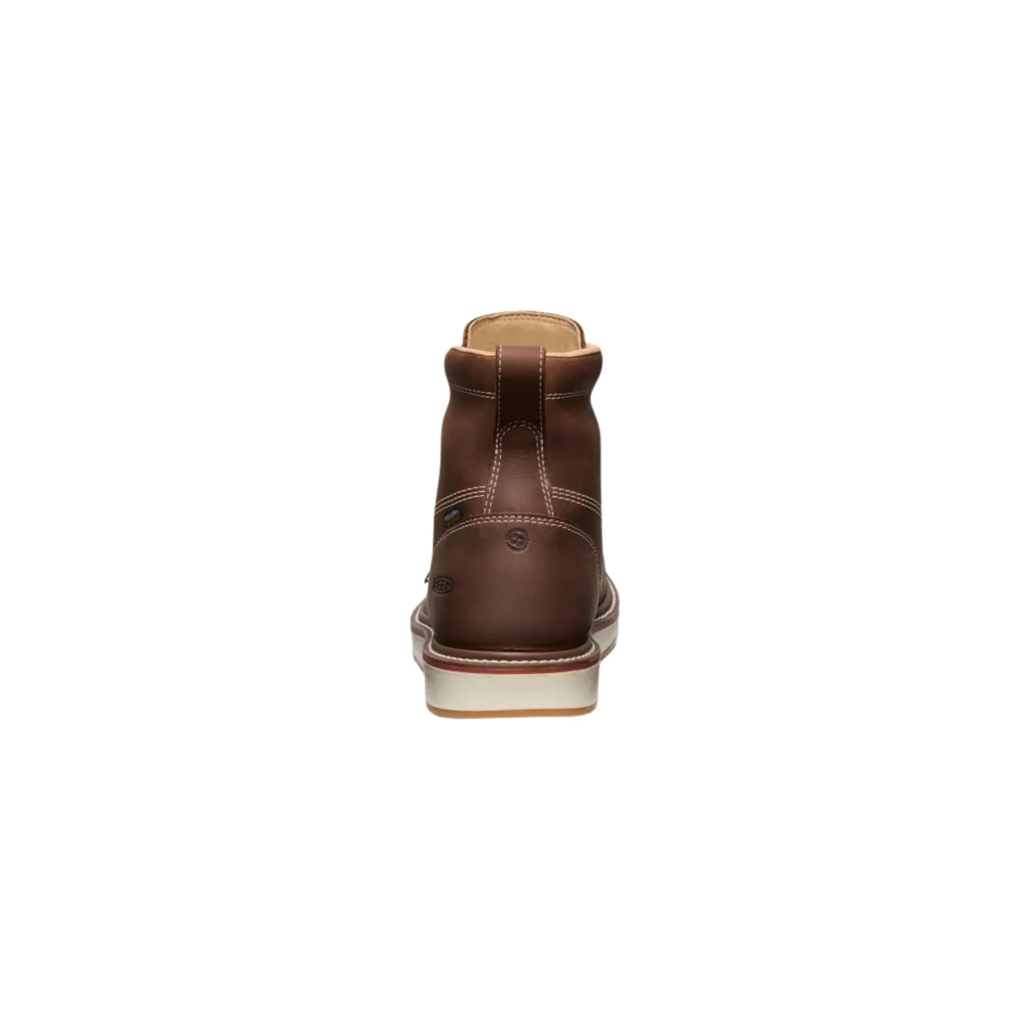 KEEN Utility Men's Liberty 6 Inch Waterproof Carbon Toe Work Boots - Chestnut/Gum - Image 3