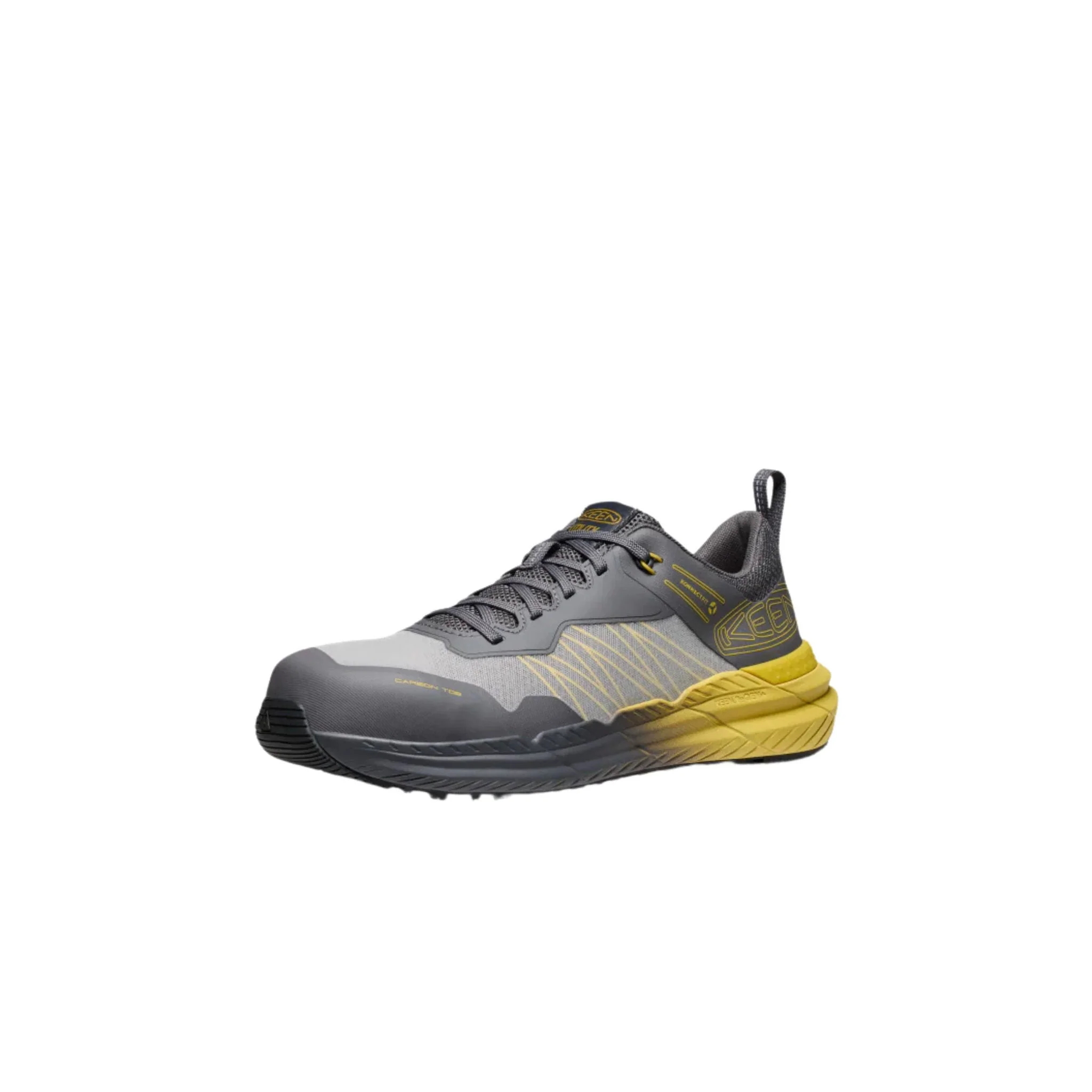 KEEN Utility Men's Speedworks Carbon Toe Work Shoes - Magnet/Black - Image 2
