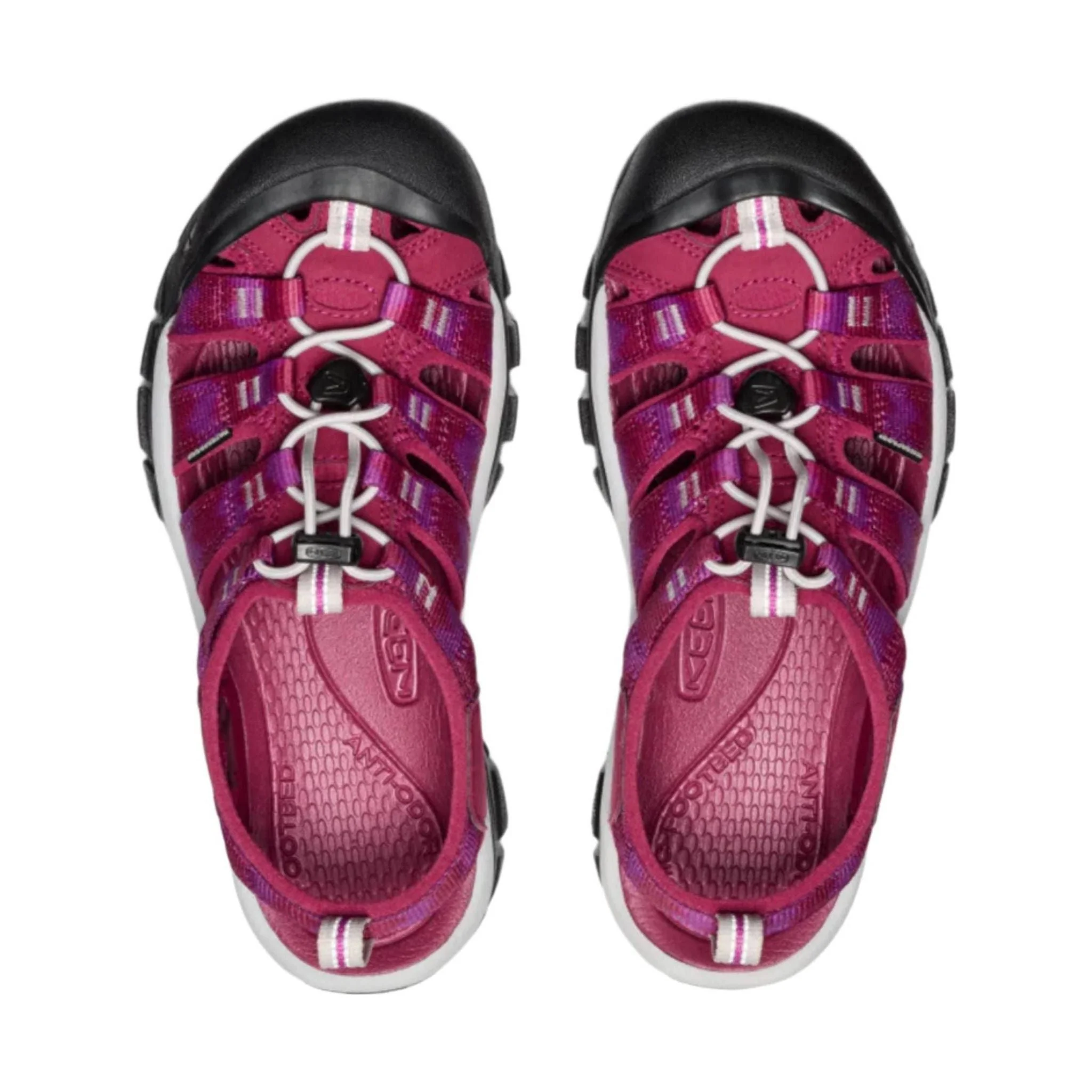 KEEN Women's Newport H2 Sandal - Beaujolais/Star White - Image 3
