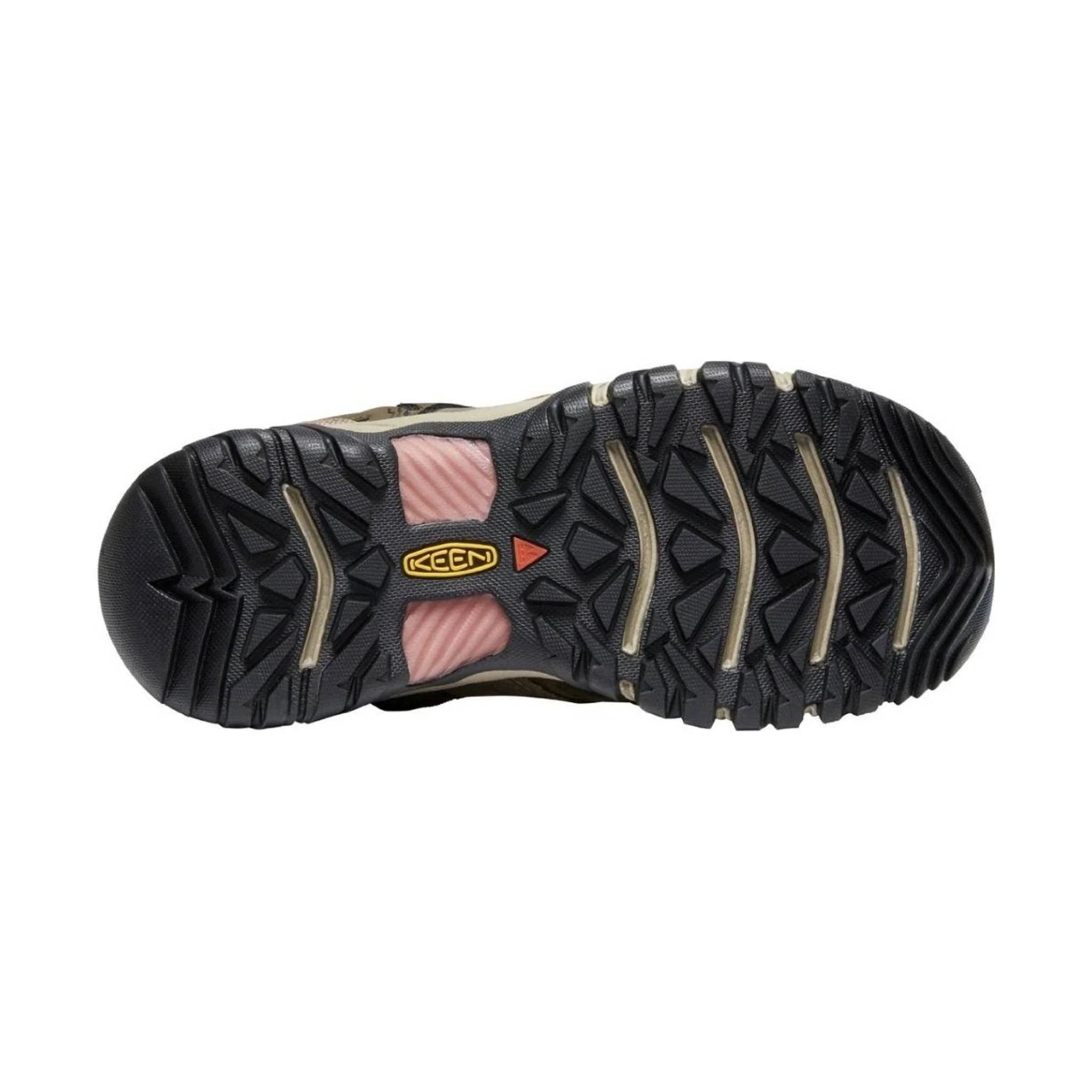 KEEN Women's Ridge Flex Waterproof - Timberwolf/Brick Dust - Image 3