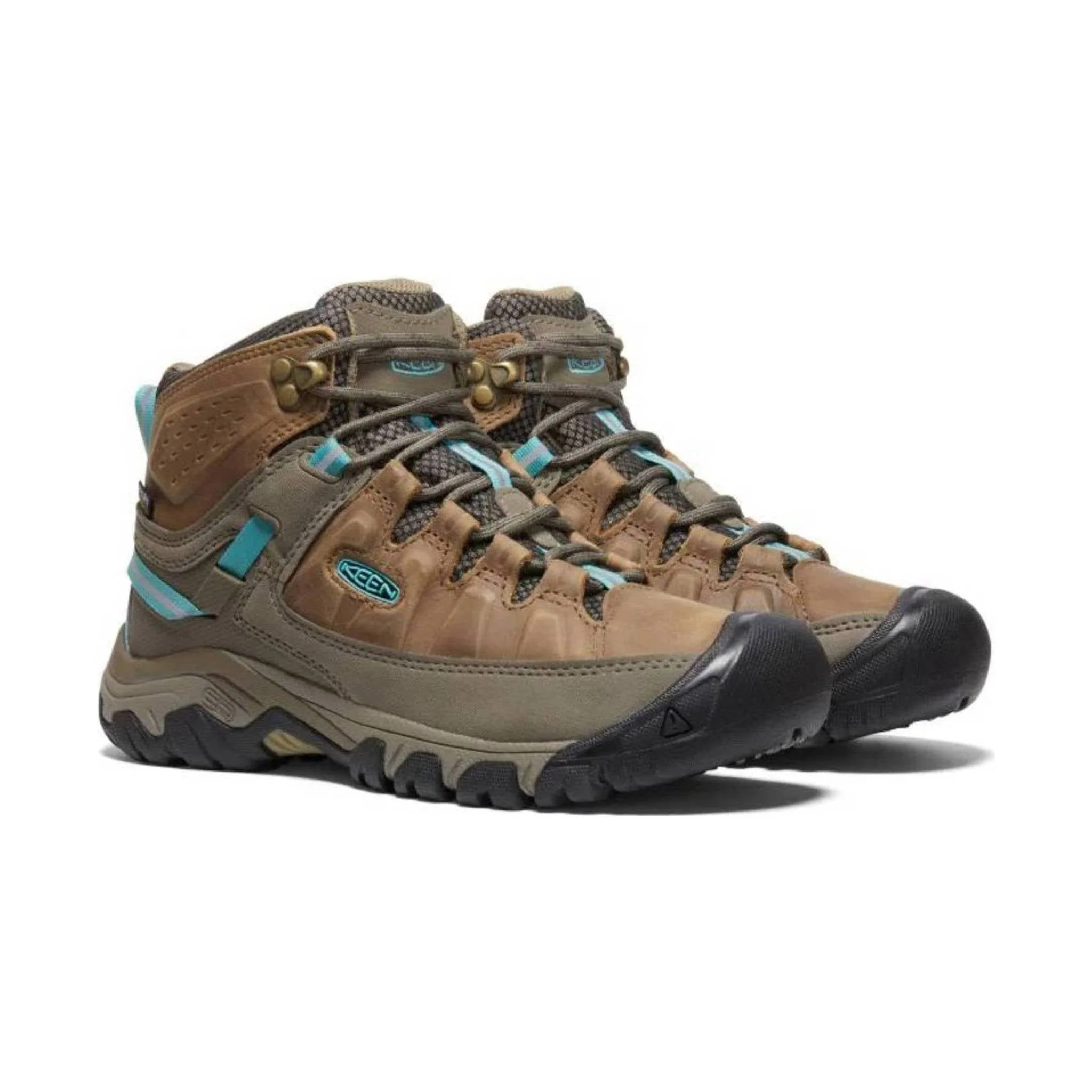 KEEN Women's Targhee III Mid Waterproof Boot - Toasted Coconut/Porcelain - Image 2
