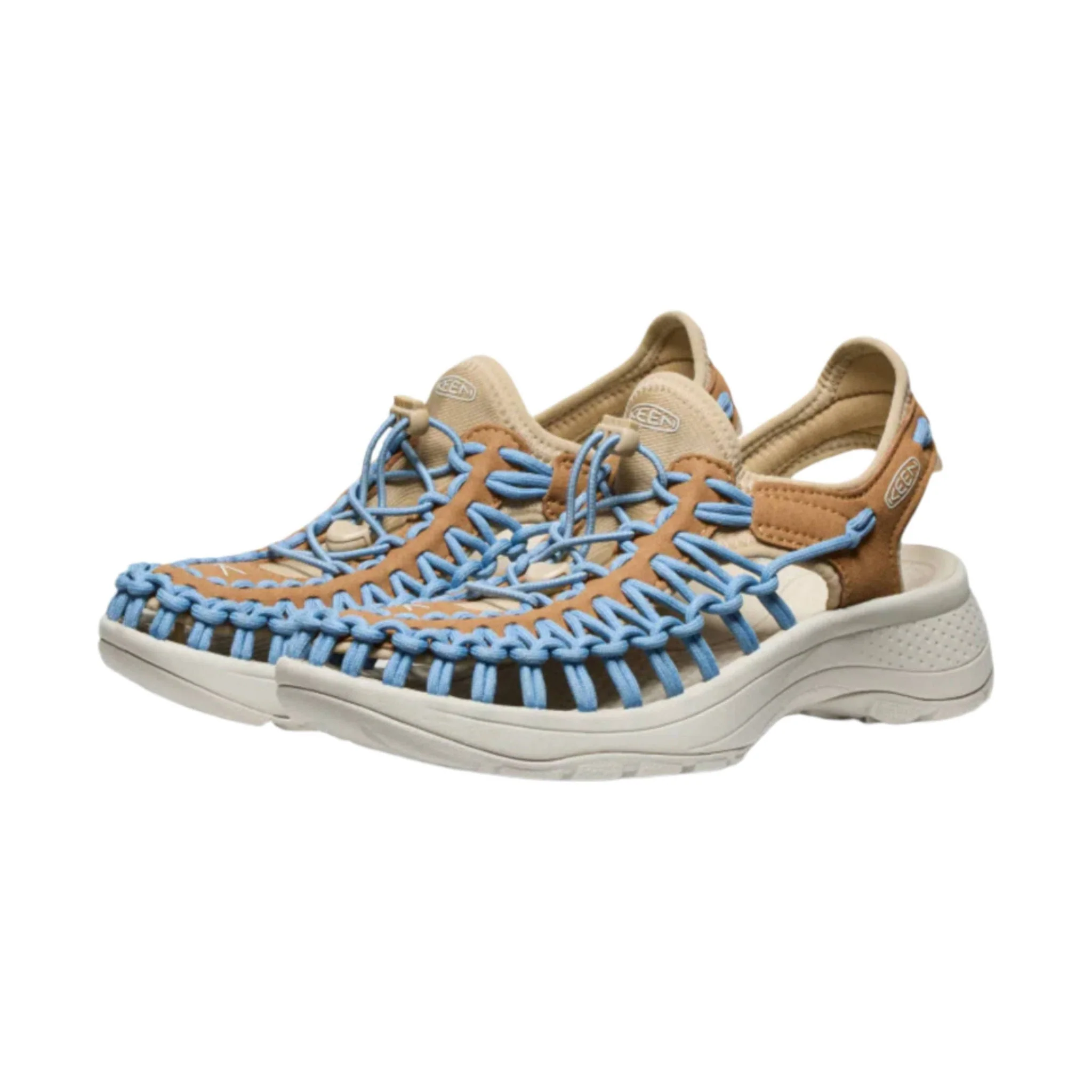 KEEN Women's Uneek Astoria Sandal - Chipmunk/Faded Denim - Image 2