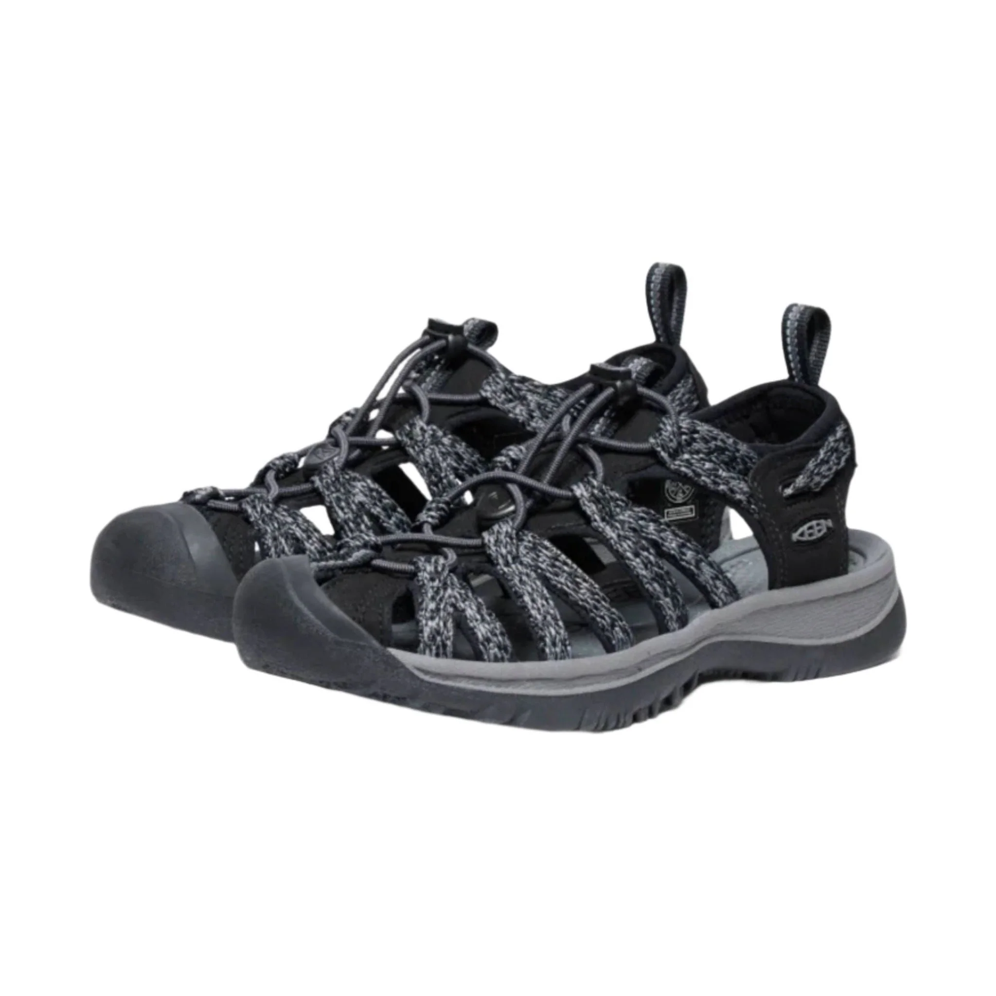 KEEN Women's Whisper Sandal - Black/Steel Grey - Image 2