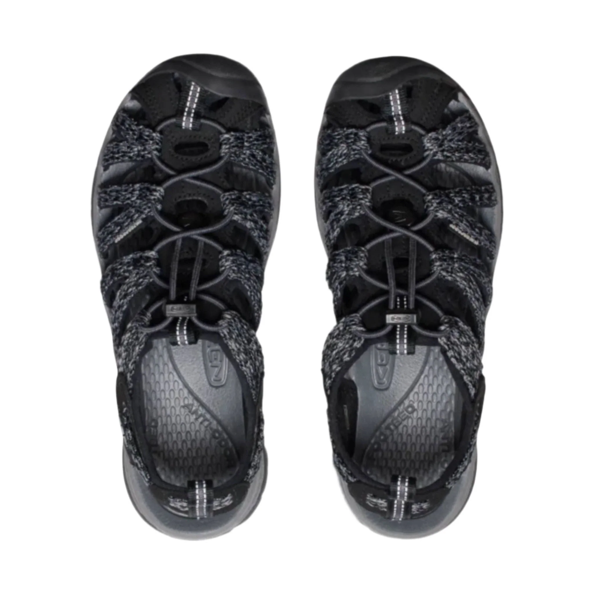 KEEN Women's Whisper Sandal - Black/Steel Grey - Image 3
