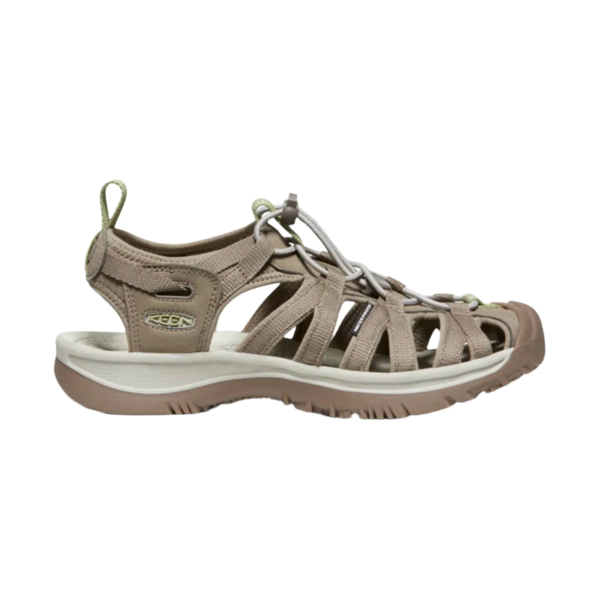 KEEN Women's Whisper Sandal - Timberwolf/Tarragon