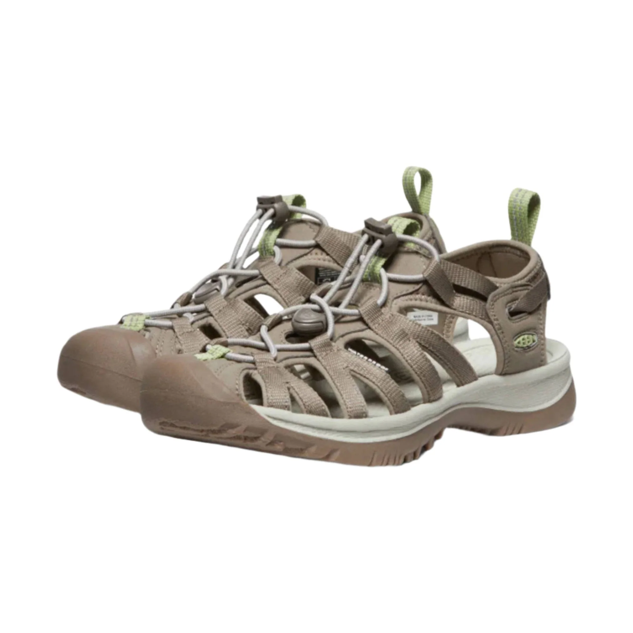 KEEN Women's Whisper Sandal - Timberwolf/Tarragon - Image 2