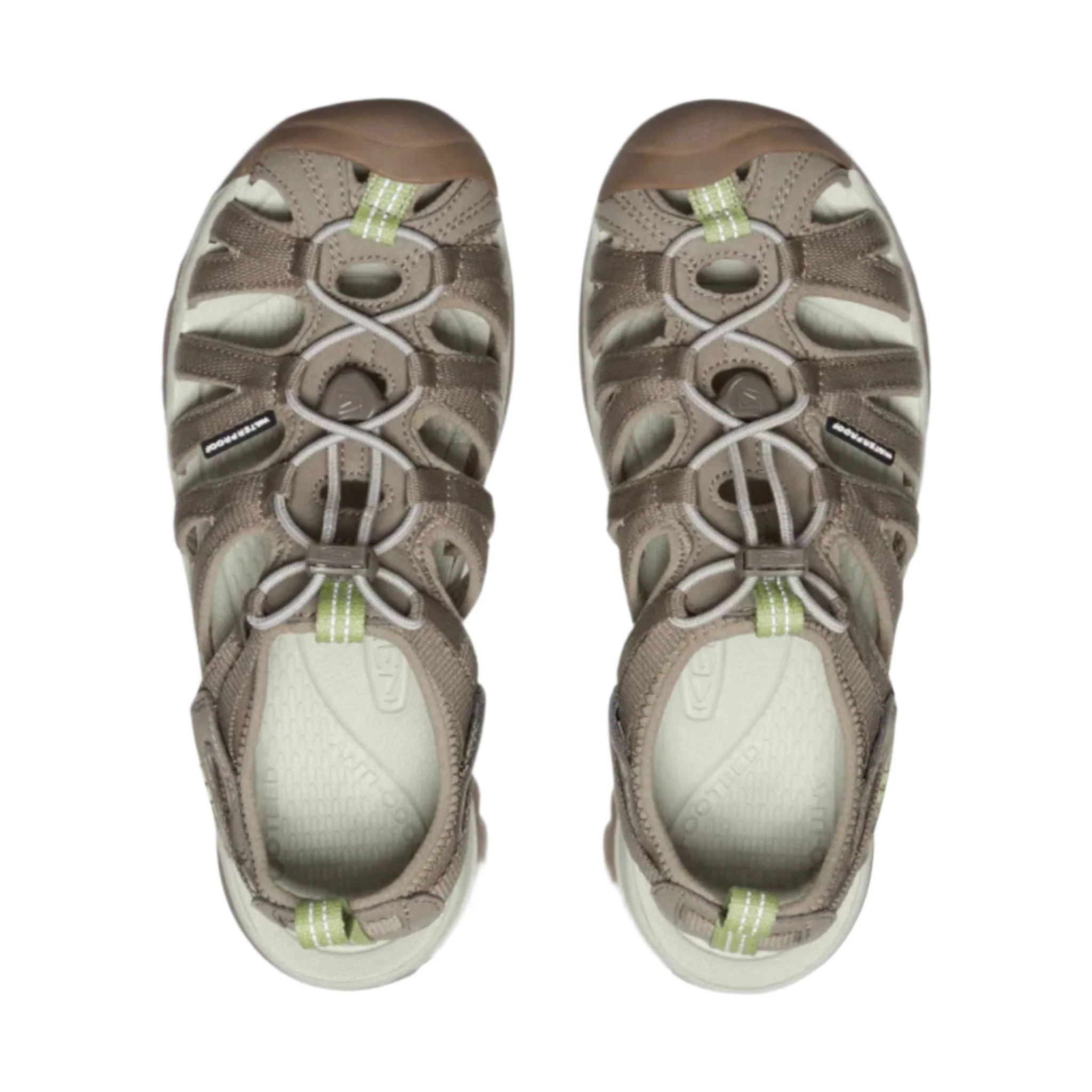 KEEN Women's Whisper Sandal - Timberwolf/Tarragon - Image 3