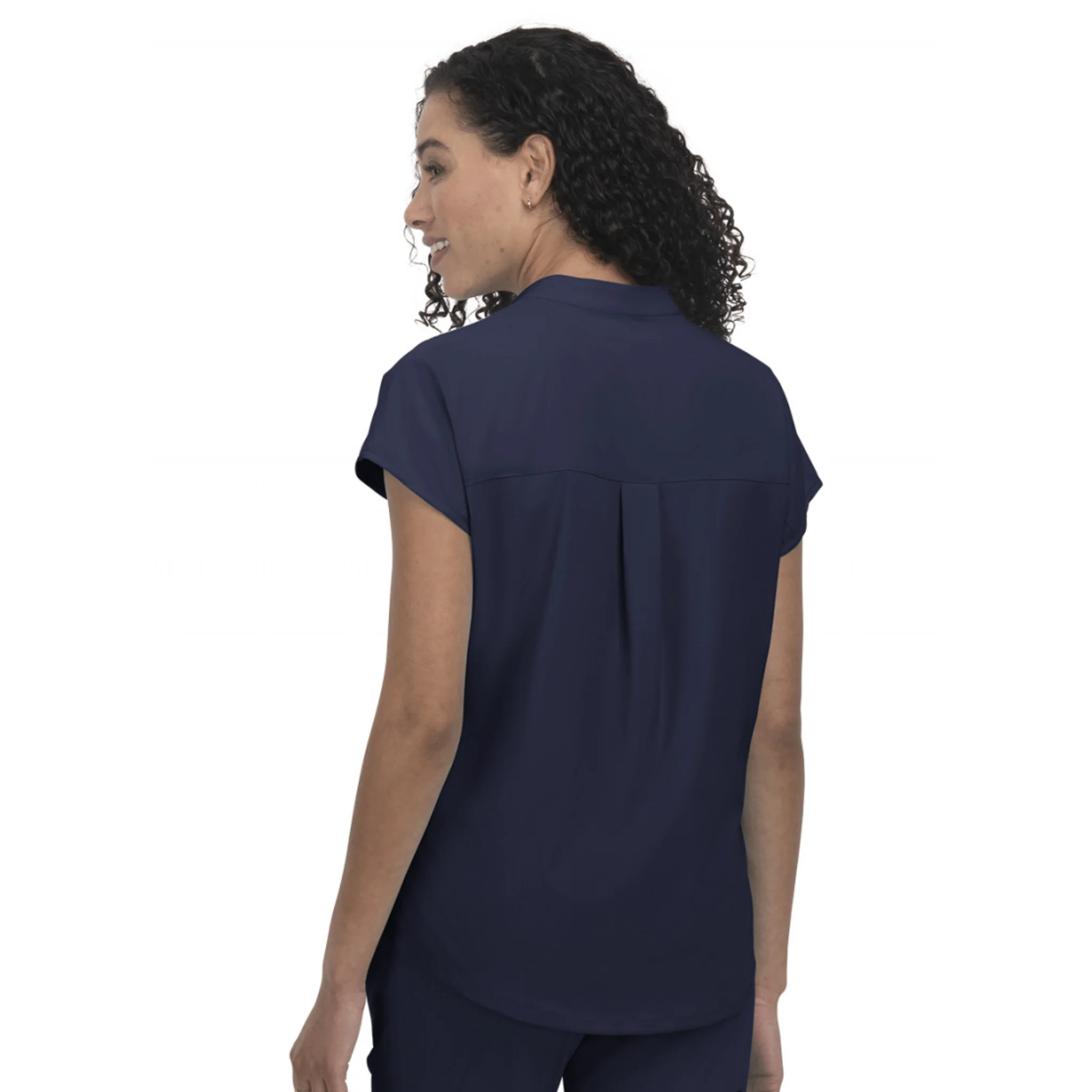 Koi Women's Ari Scrub Top - Navy - Image 2