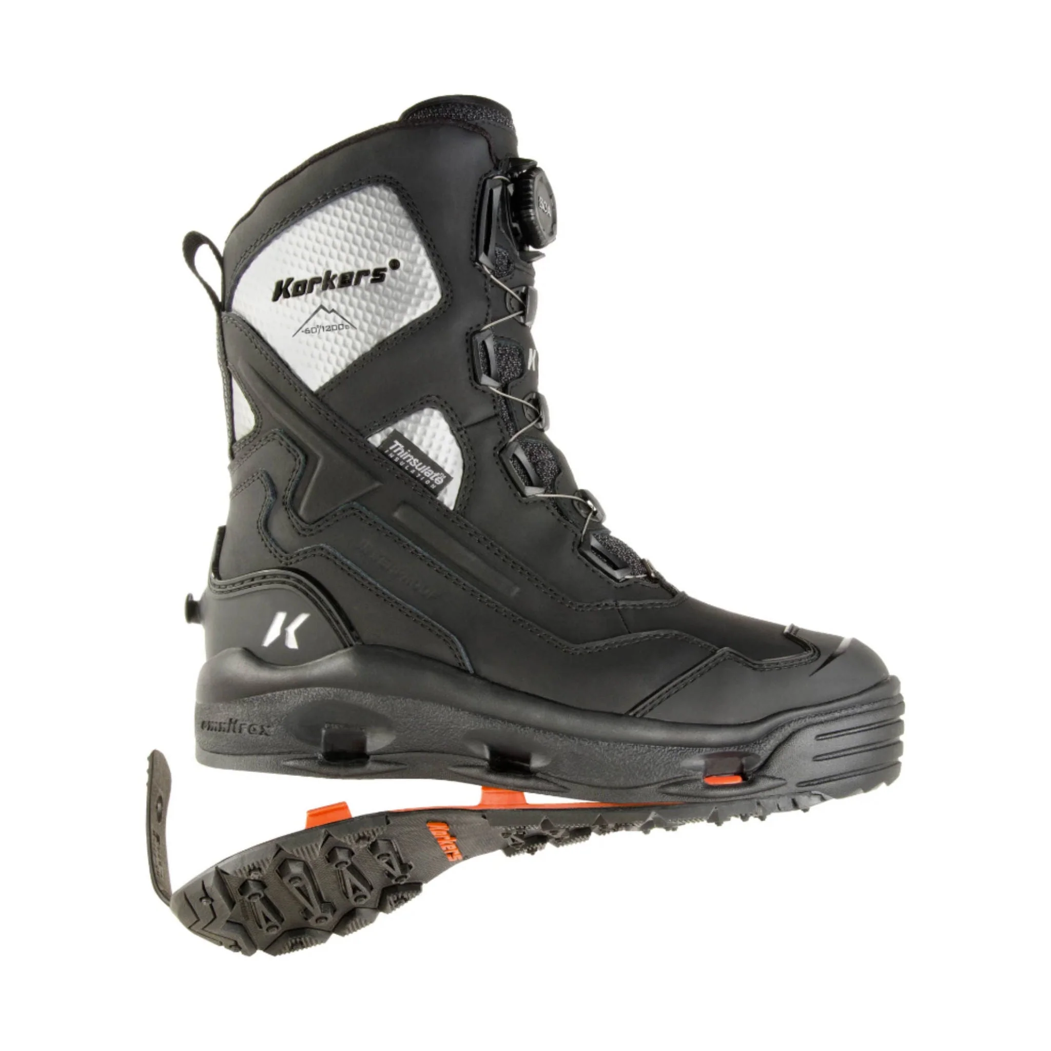 Korkers Men's Polar Vortex 1200G Winter Boots - Black - Image 2